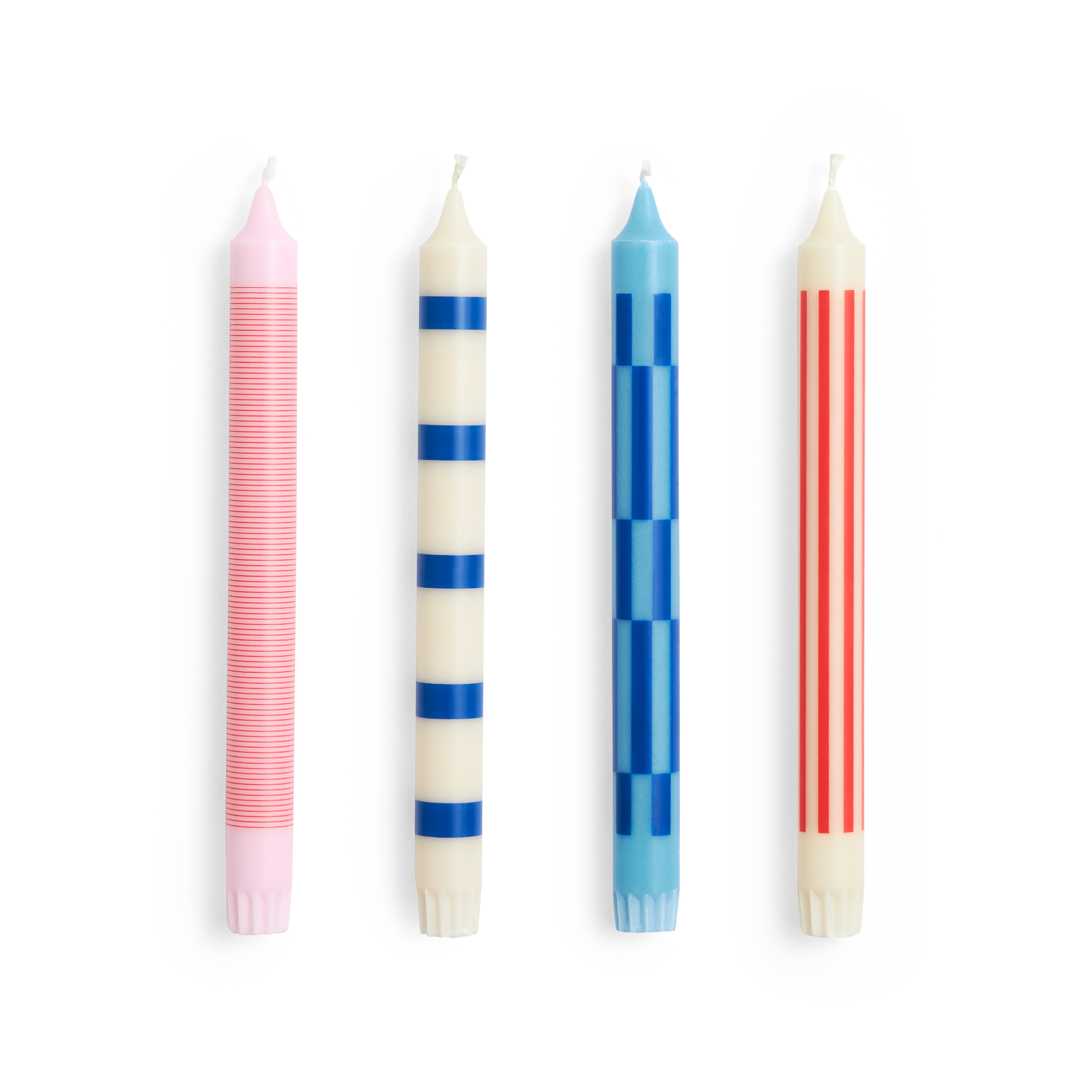 Velas Pattern 4-pack Pink-red-blue