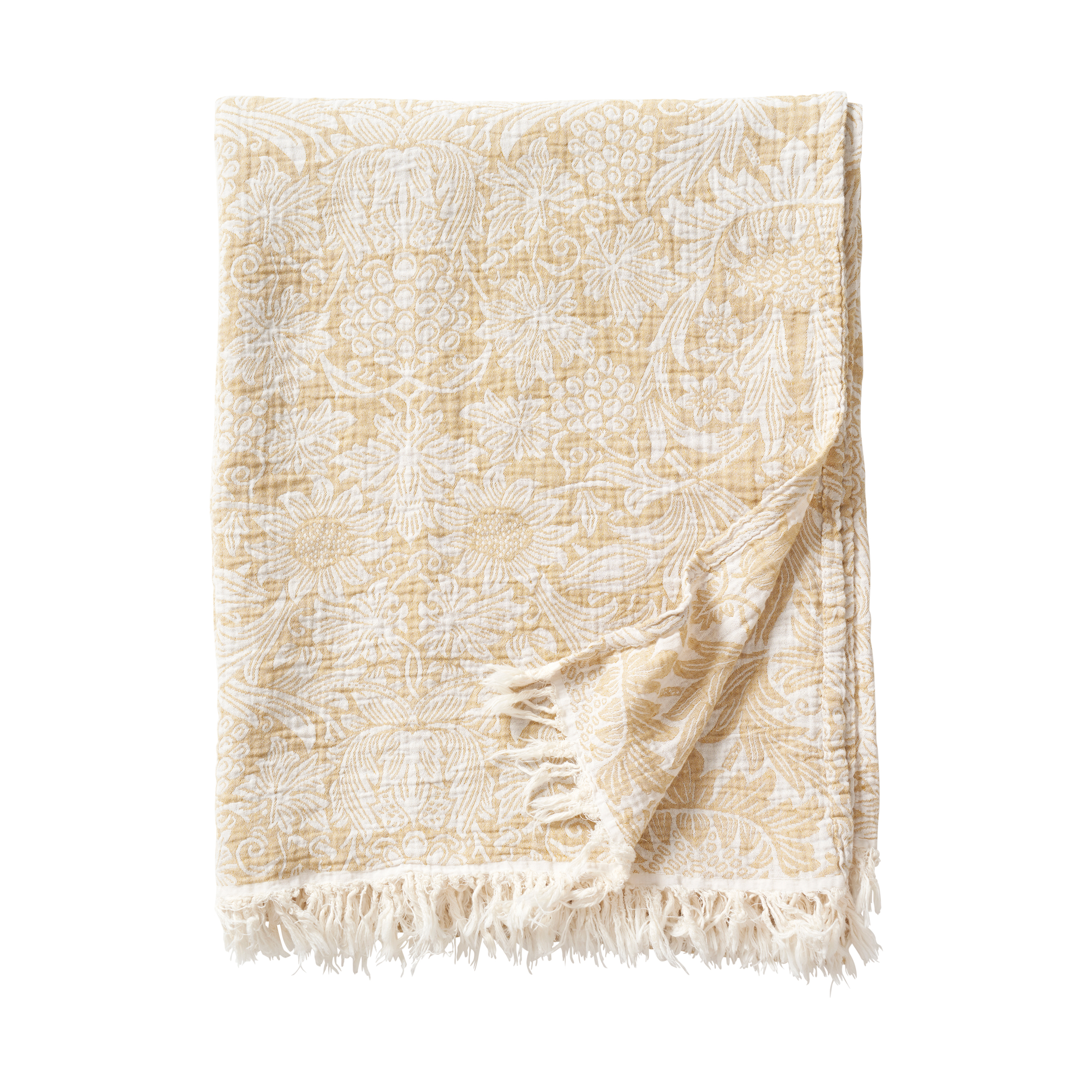 Manta de algodón Sunflower 140x200 cm Golden