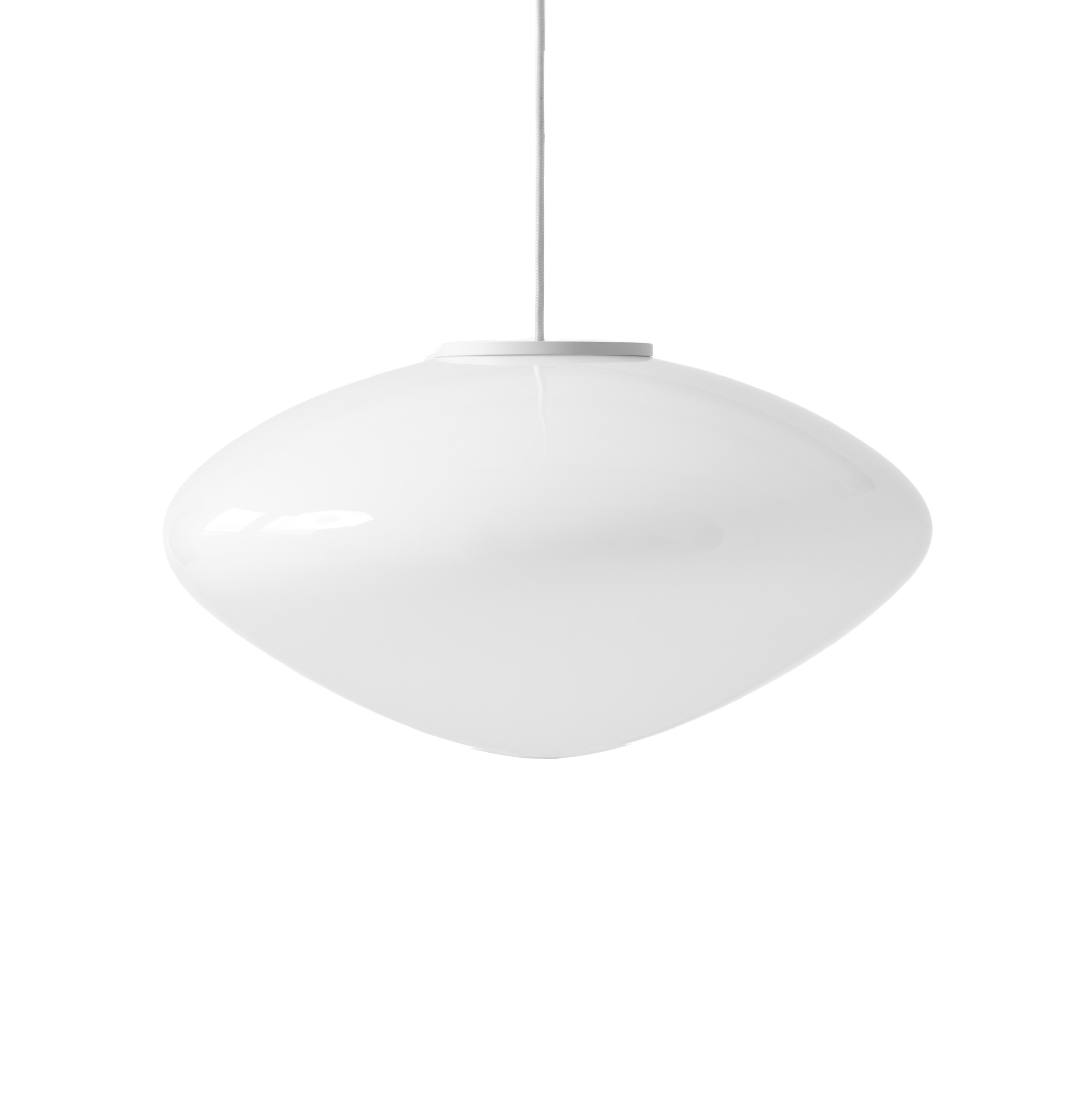 Lámpara de techo Mist AP16 Ø37 cm Matt White, Glass