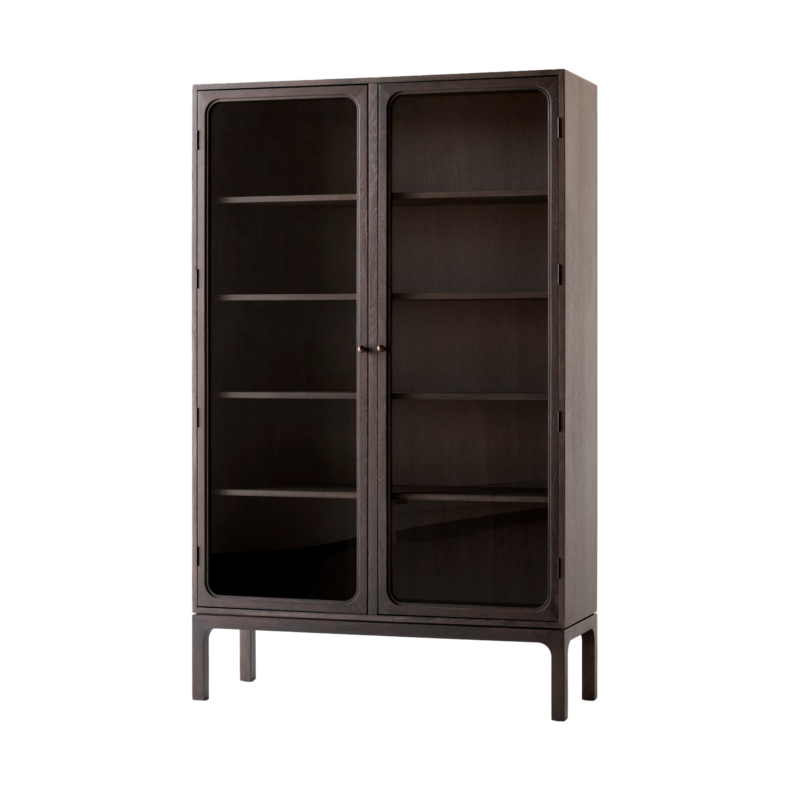 Vitrina Trace SC88 120x192x40 cm Dark stained oak