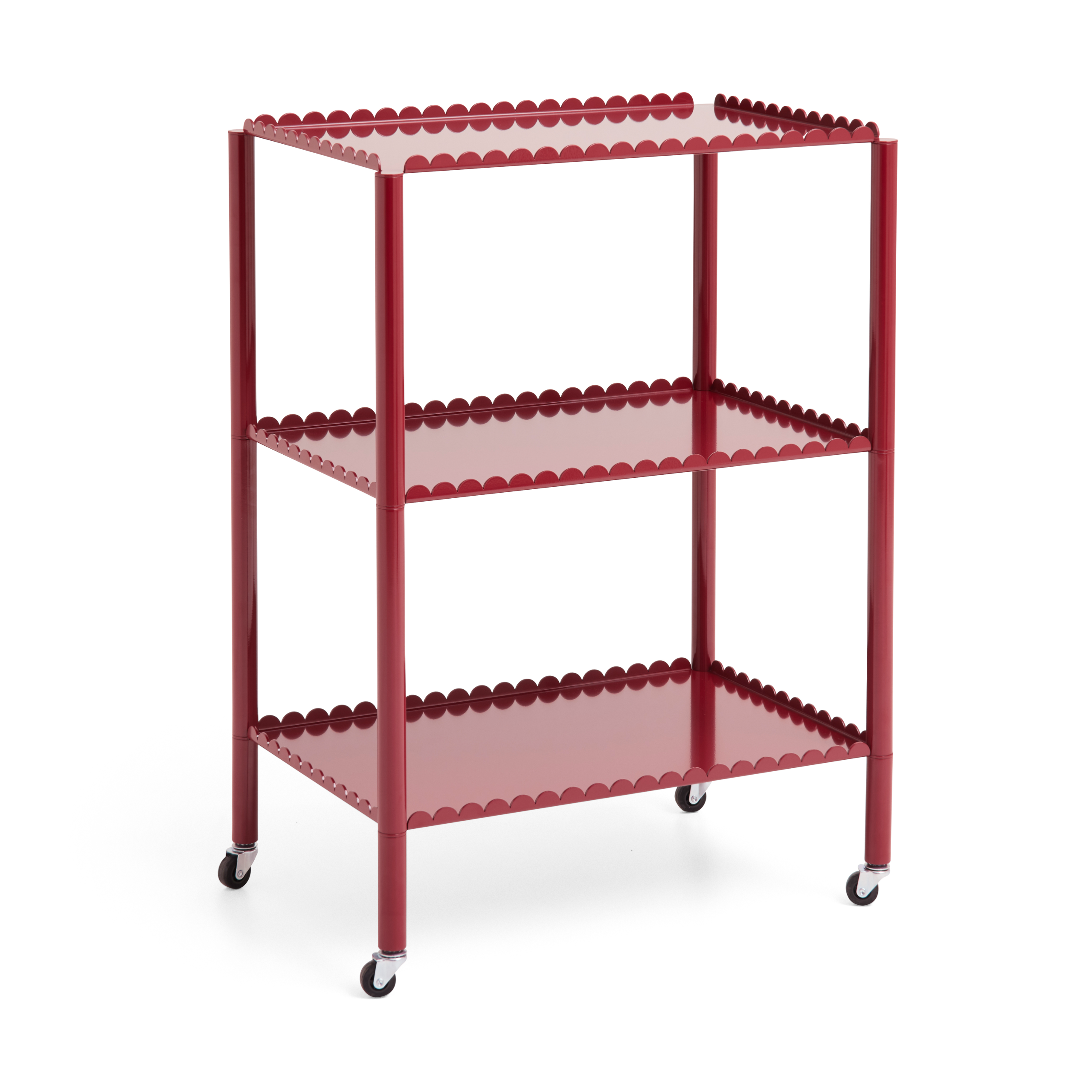 Carrito Arcs Trolley High Auburn red
