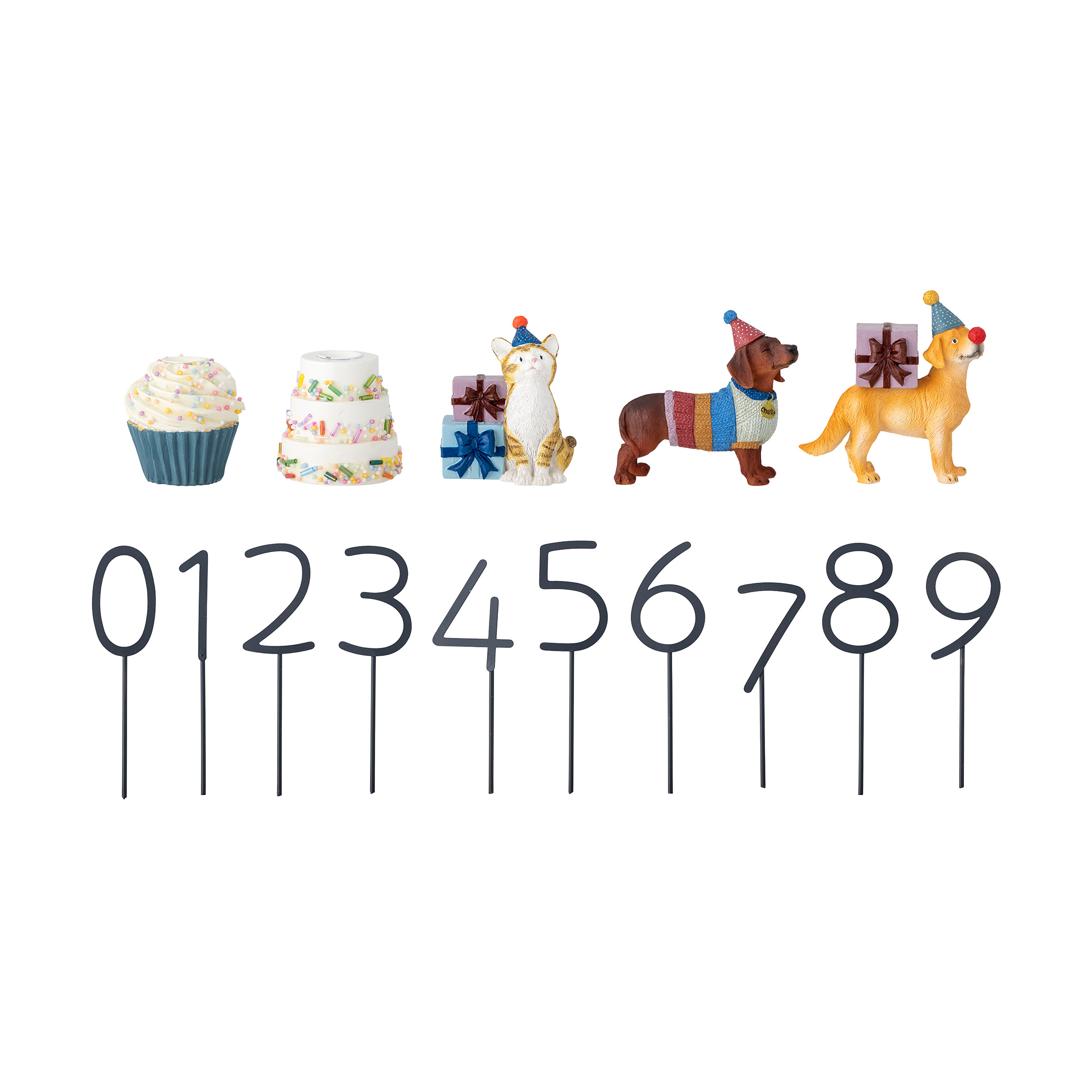 Set de 15 piezas decoración de cumpleaños Salve Multi