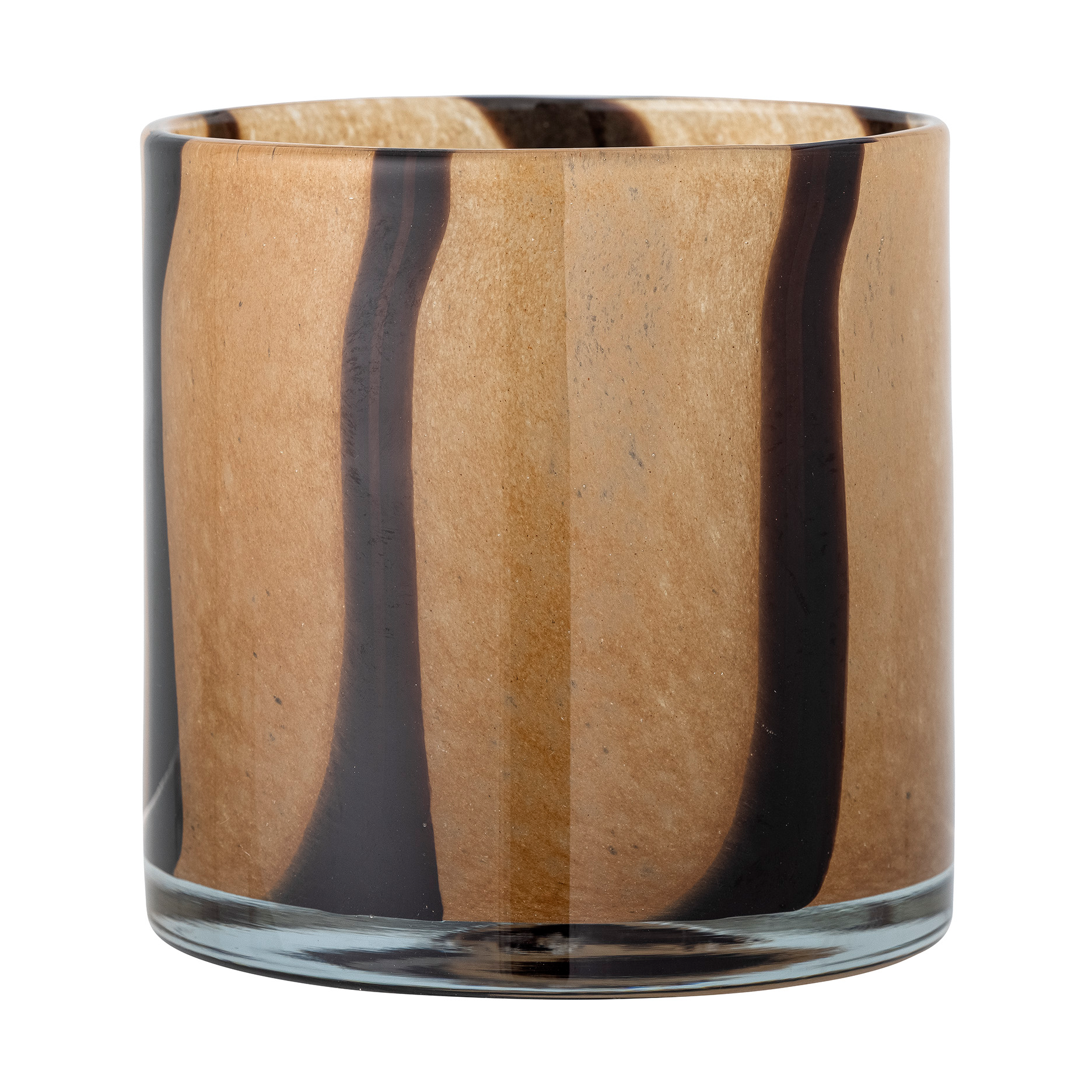 Portavelas Liberty Ø15 cm Marrón