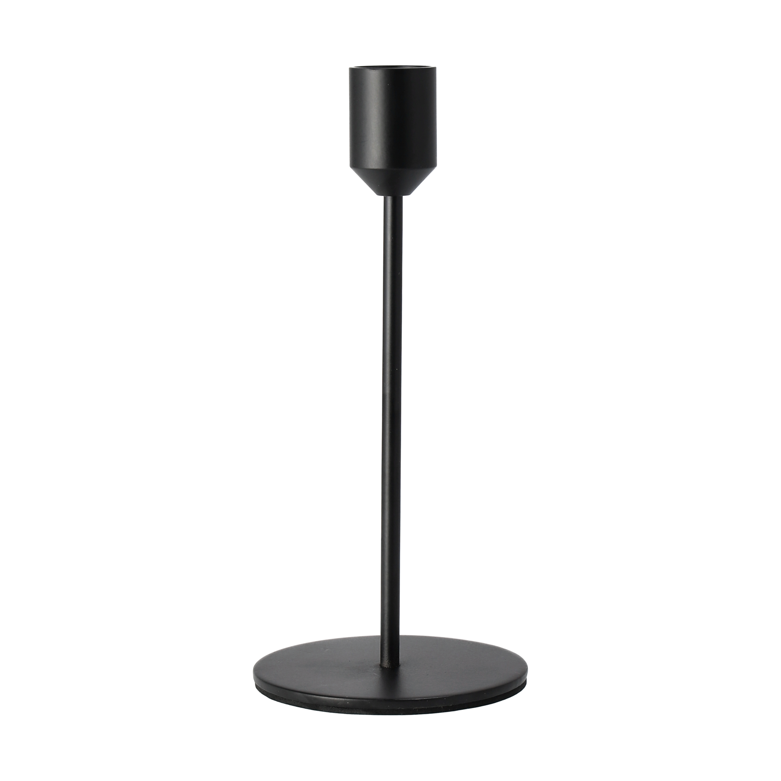 Candelabro Glare 18 cm Negro
