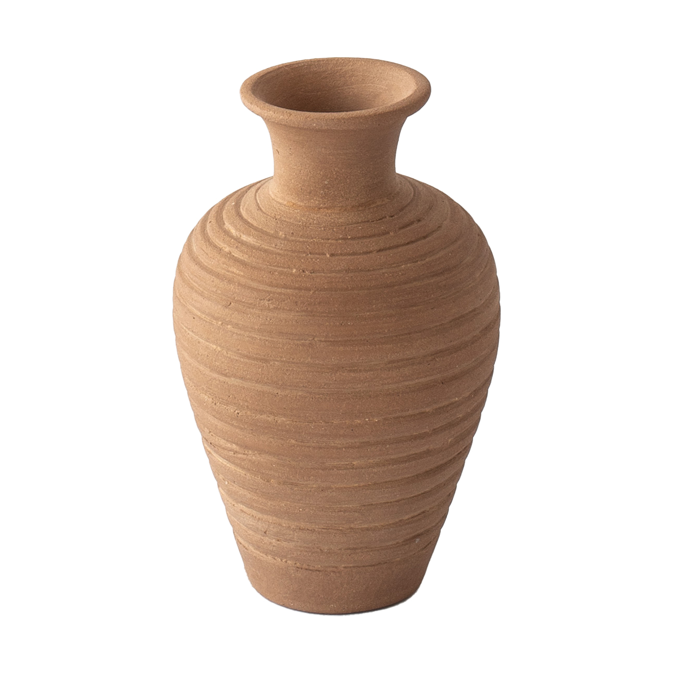 Terracina urna mini de 16 cm Terracota