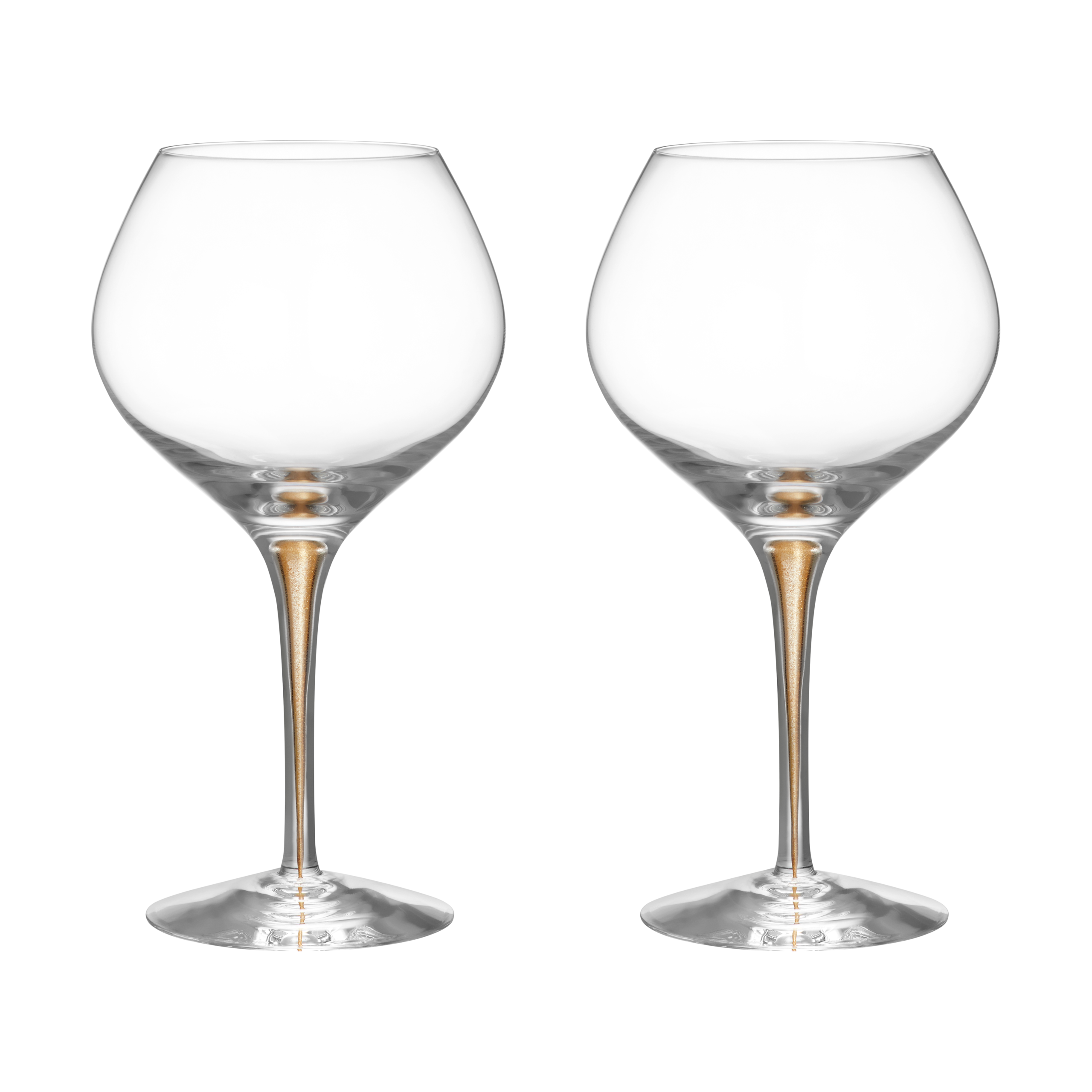 2 Copas vino Intermezzo Bouquet 70 cl Oro