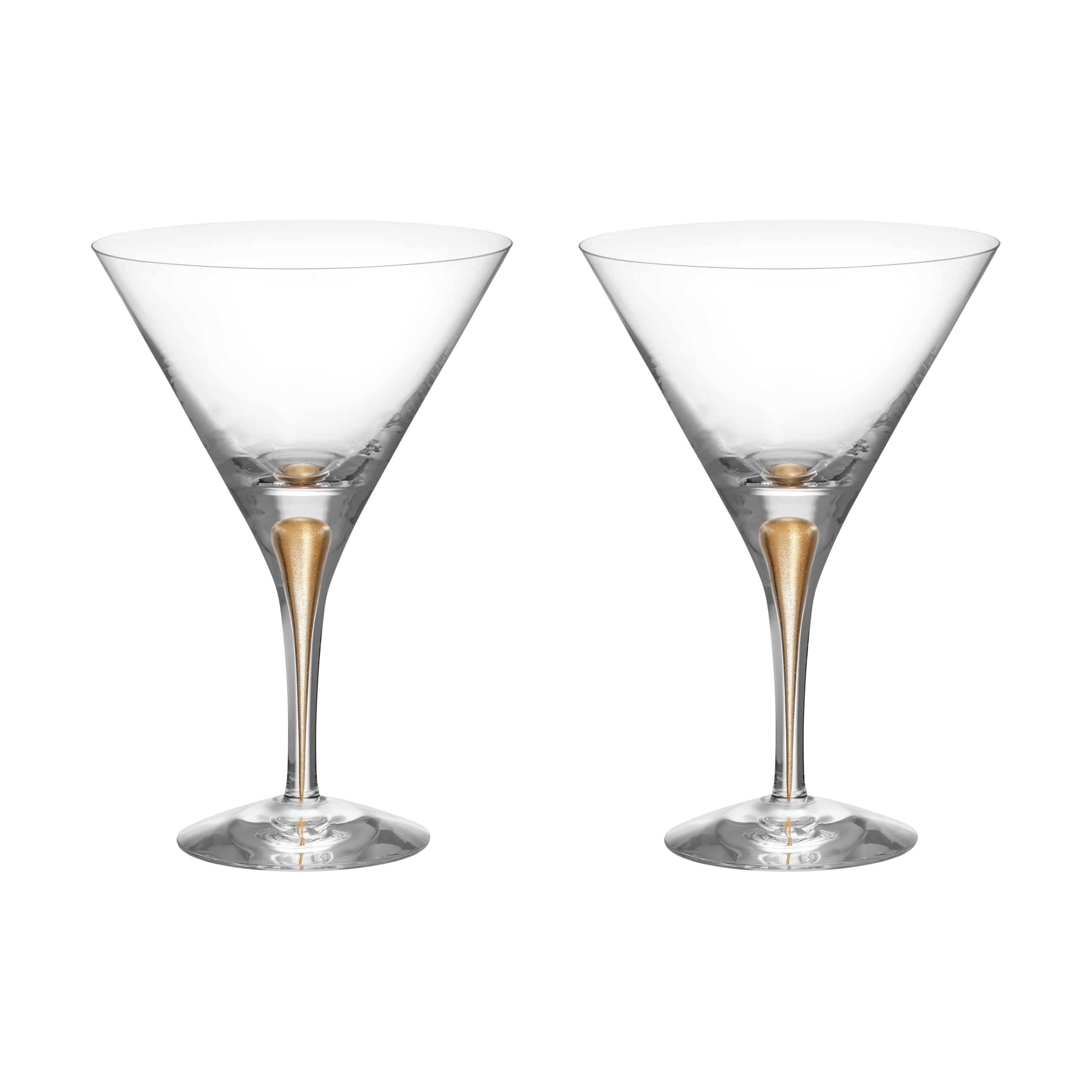 2 Copas martini Intermezzo 25 cl Oro
