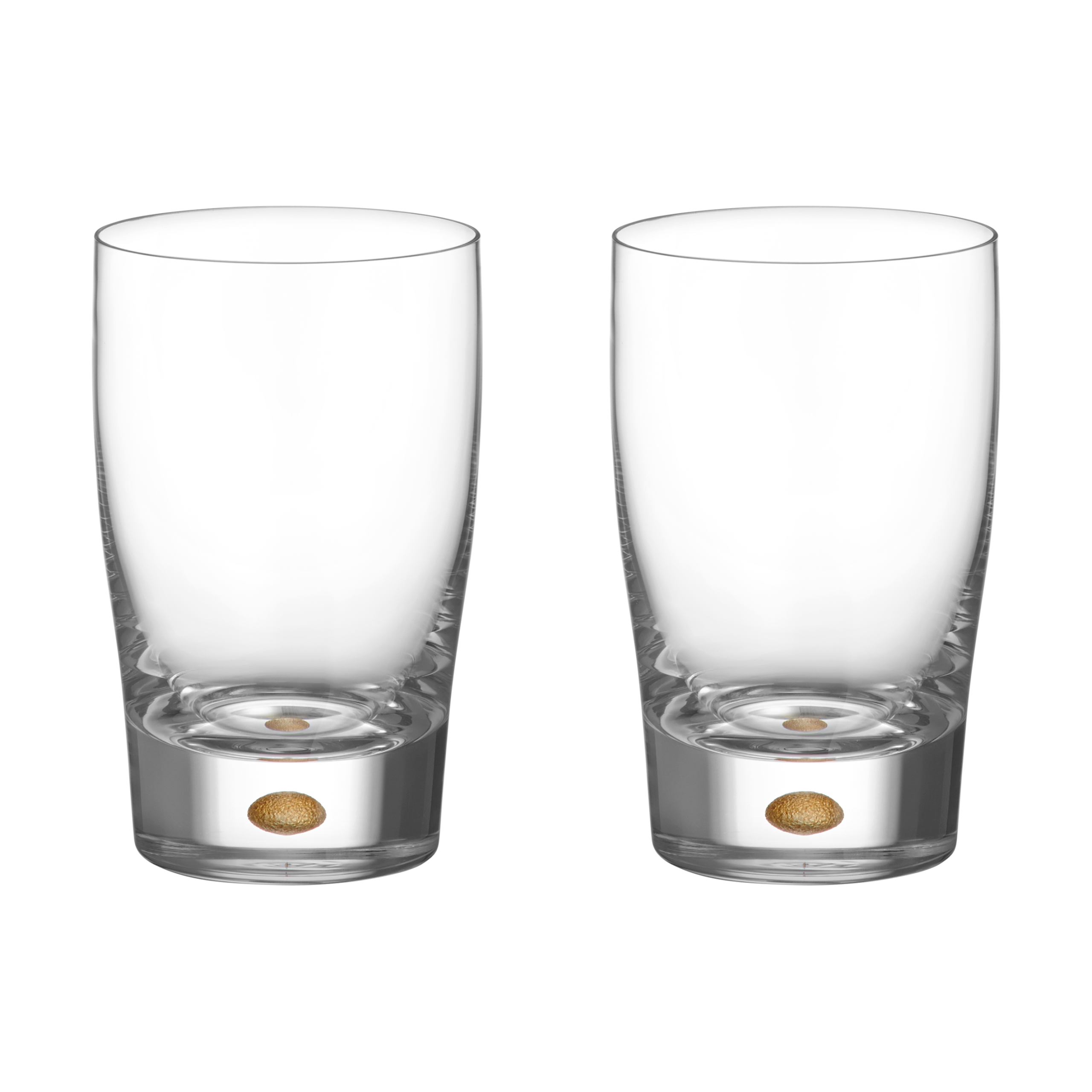 2 Vasos alargados Intermezzo 25 cl Oro