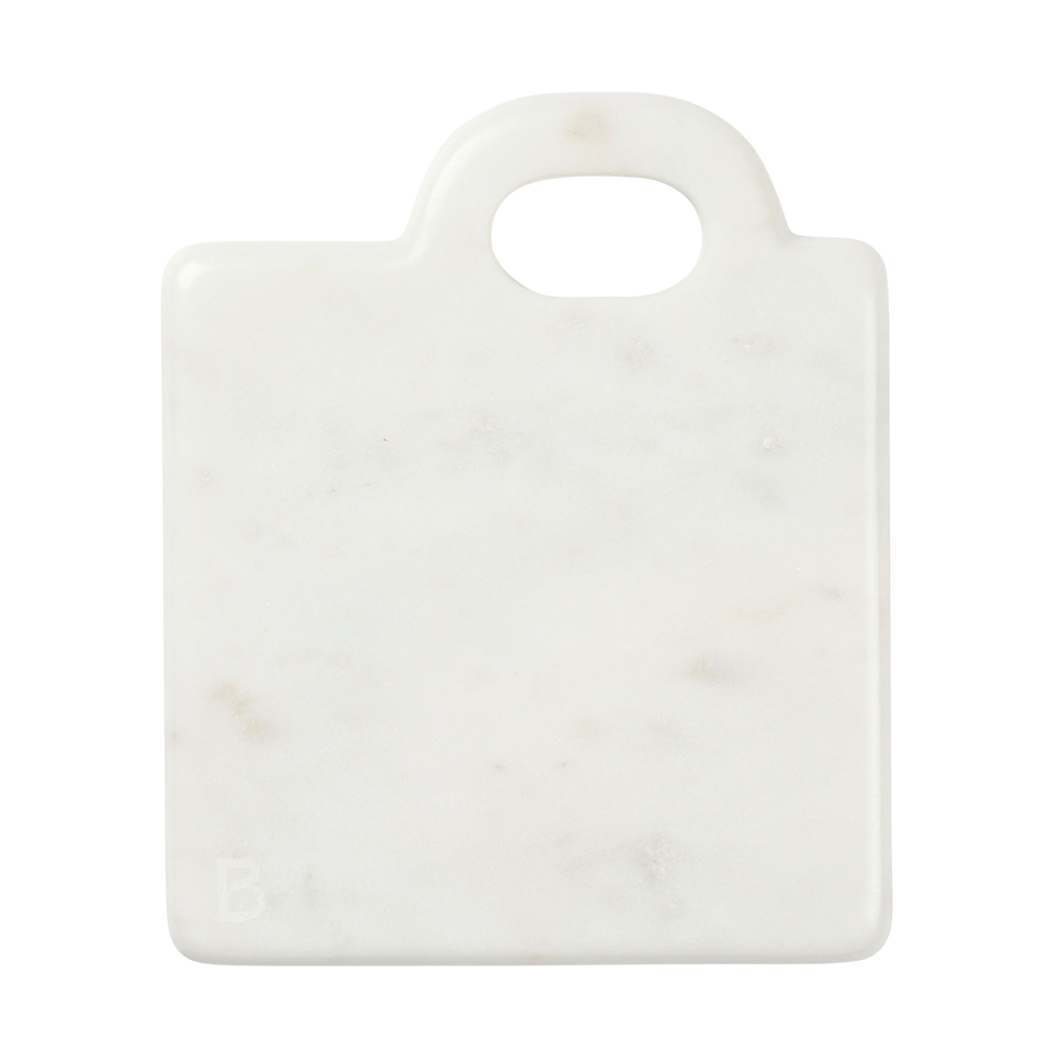 Tabla de cortar Olina 14x17 cm White marble