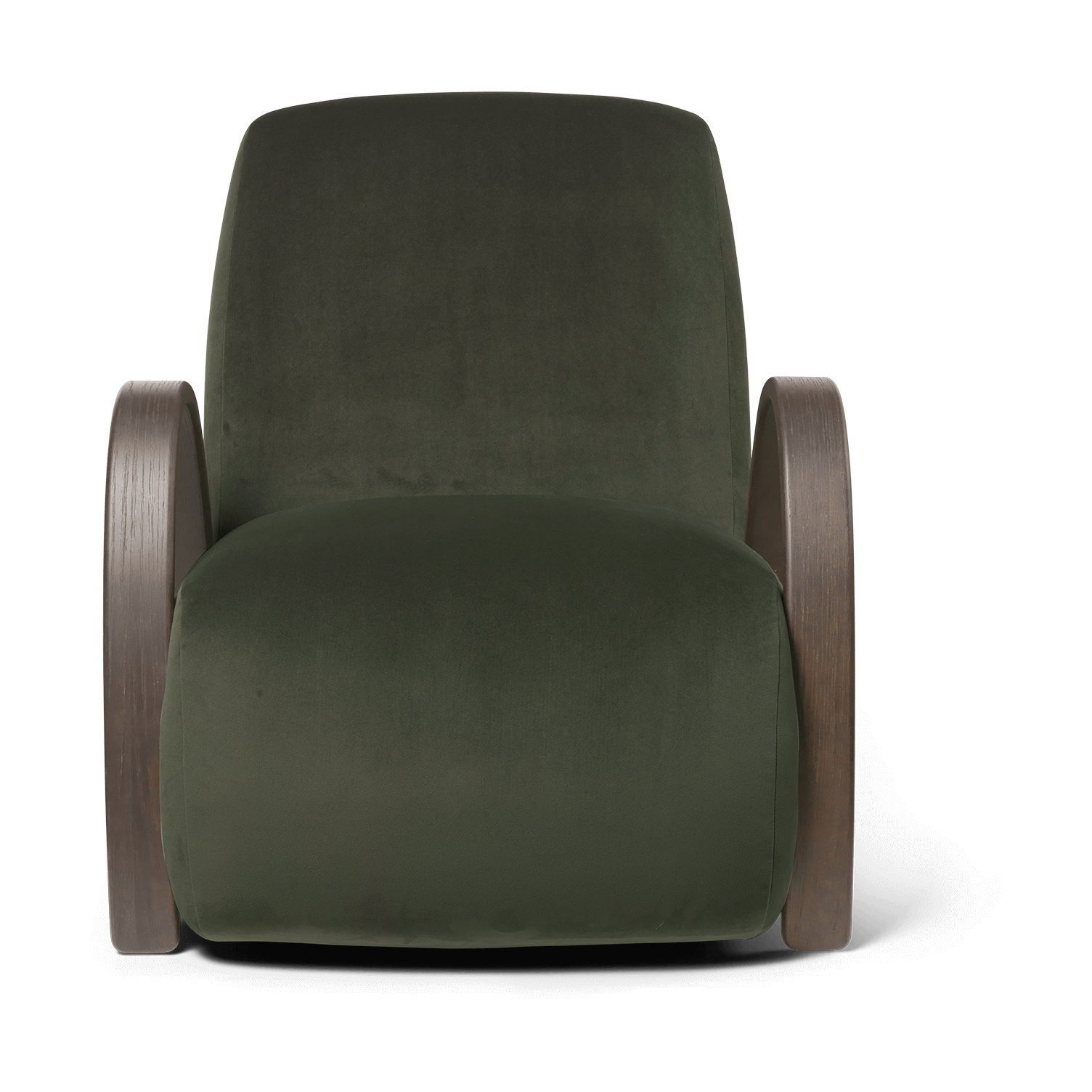 Buur lounge chair Rich Velvet Pino