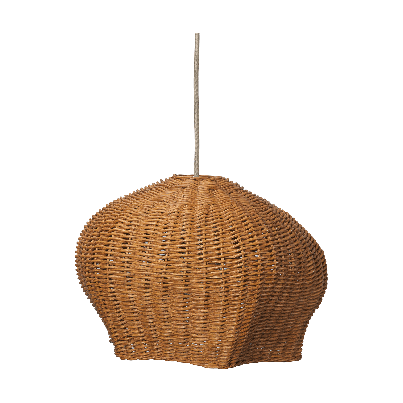 Pantalla de lámpara Drape small Natural