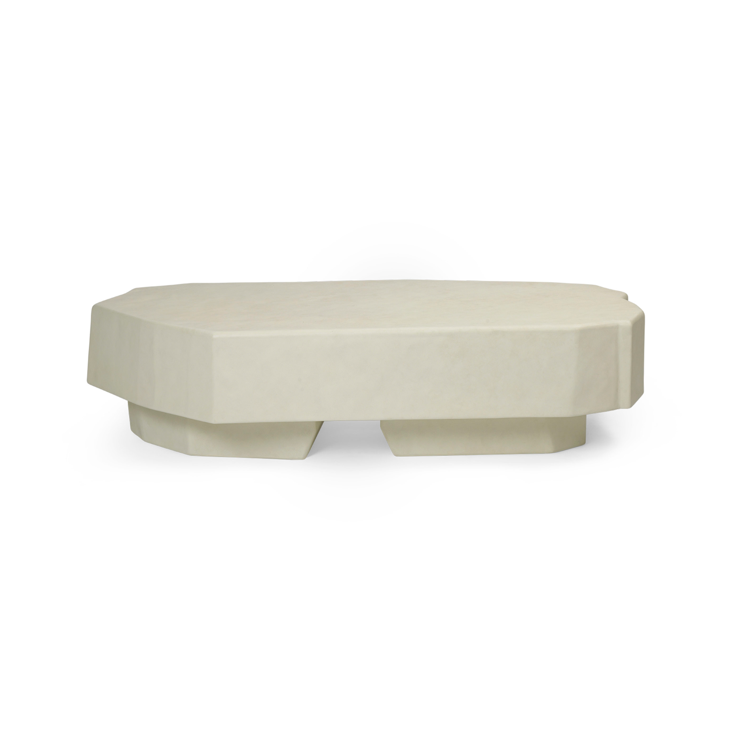 Mesa de centro Staffa de 163,5x82,4 cm Ivory