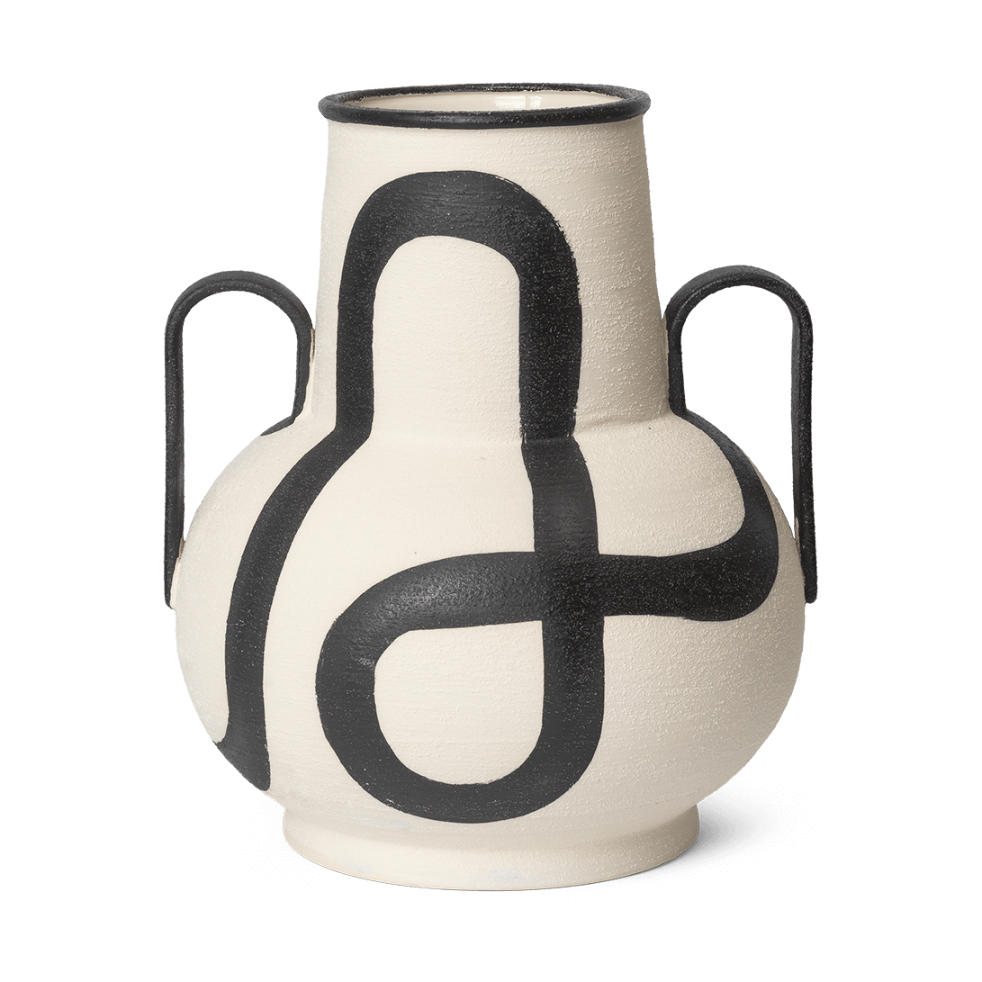 Jarrón Trace Blanco roto