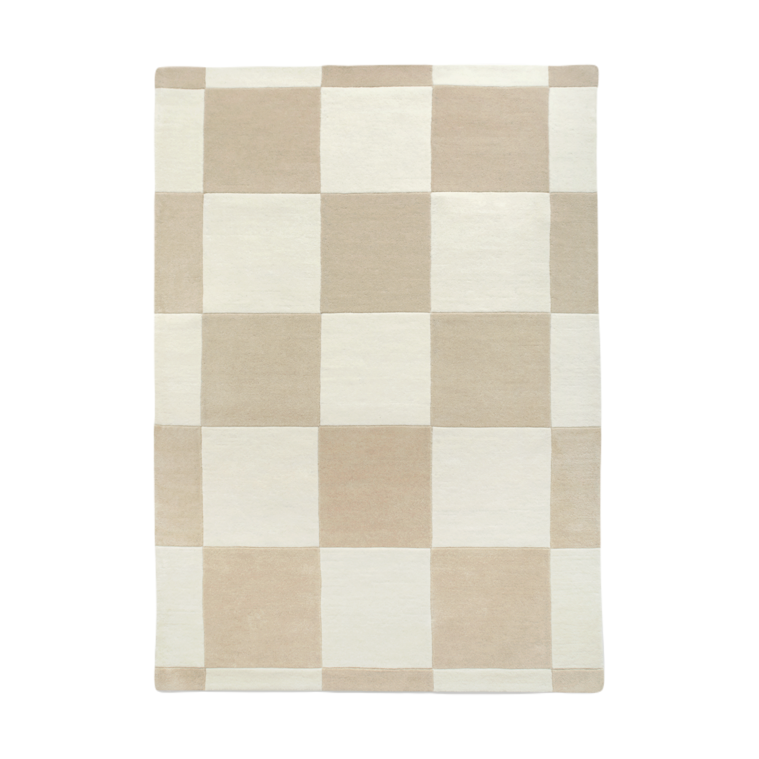 Alfombra de lana Hafstrom 300x400 cm Beige-white