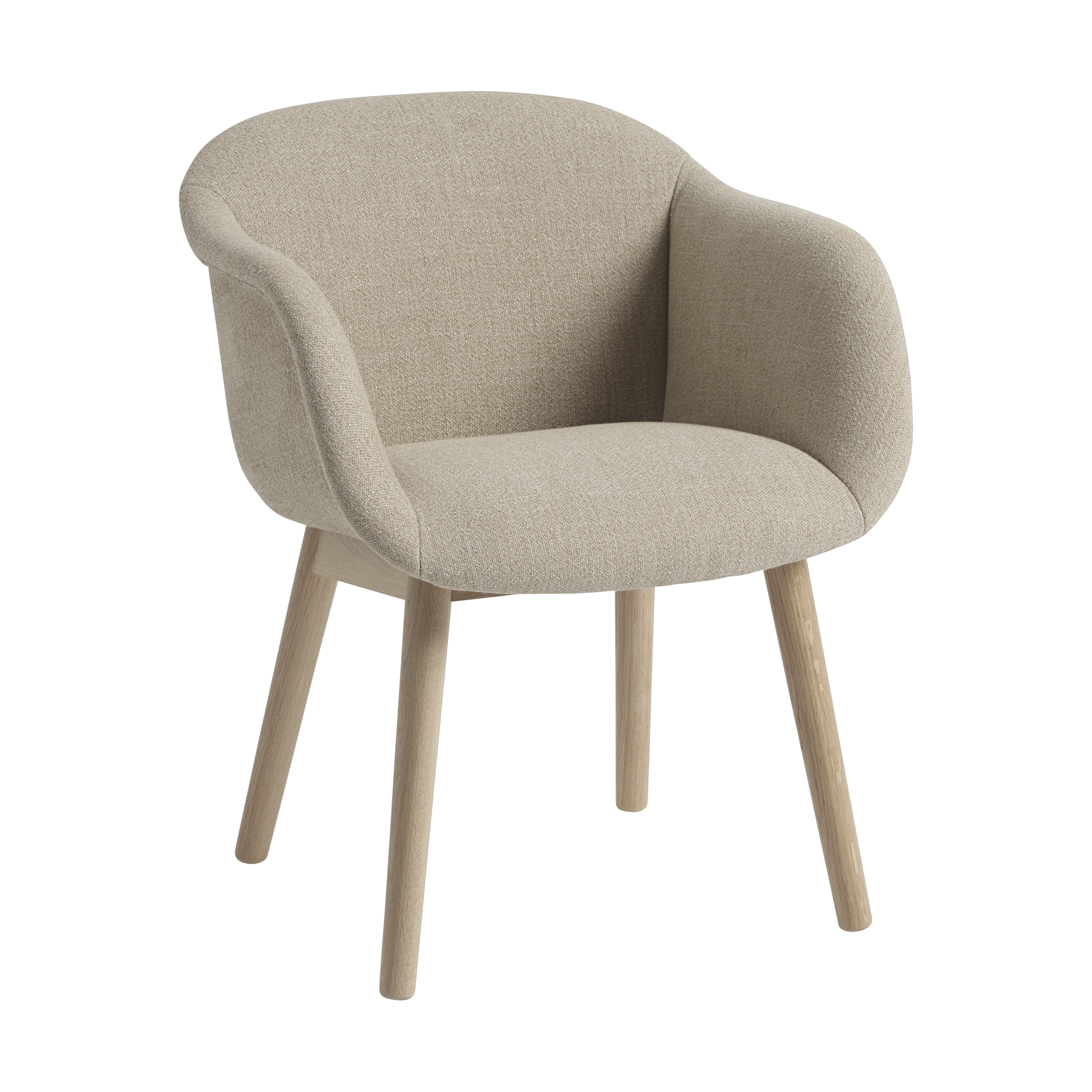 Sillón Fiber Soft Armchair patas de madera Ecriture 240/Oak