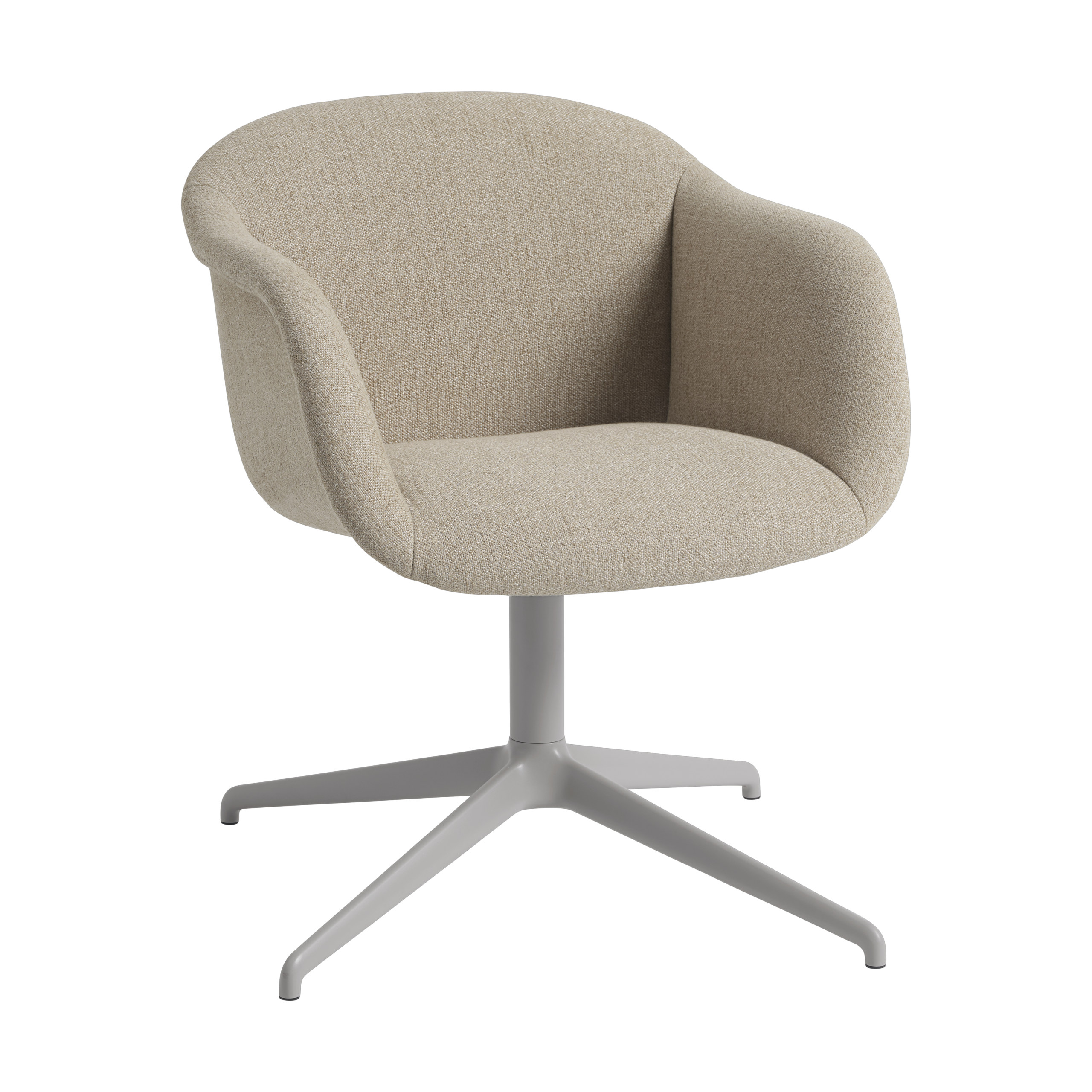 Sillón Fiber Soft Armchair swivel base Ecriture 240/Grey
