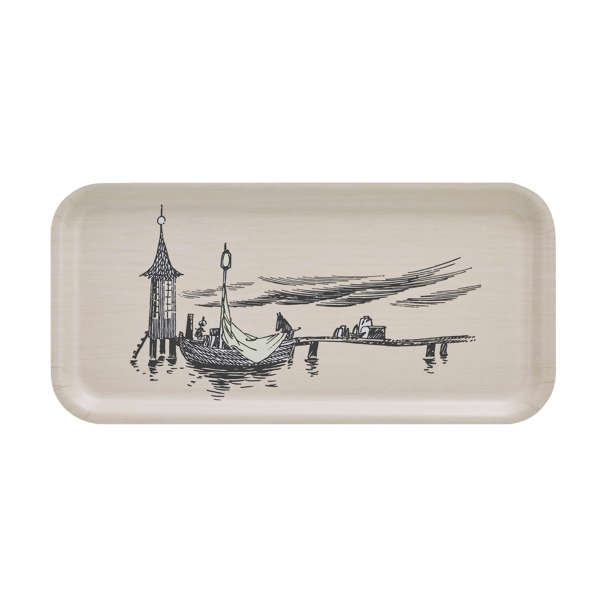 Bandeja Moomin 13x27 cm The pier