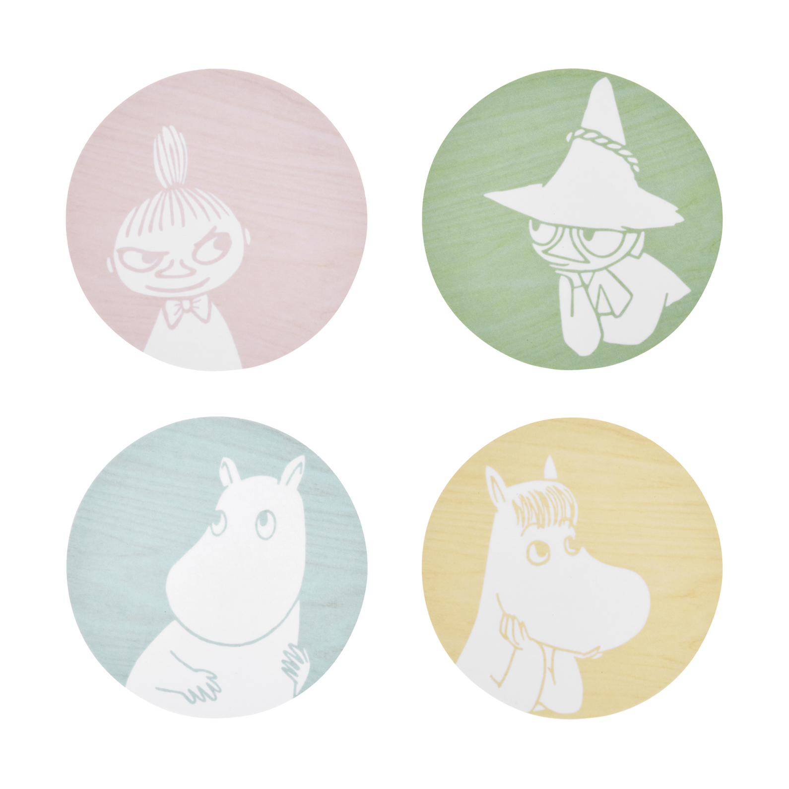4 Posavasos Moomin Ø10 cm Moomin characters