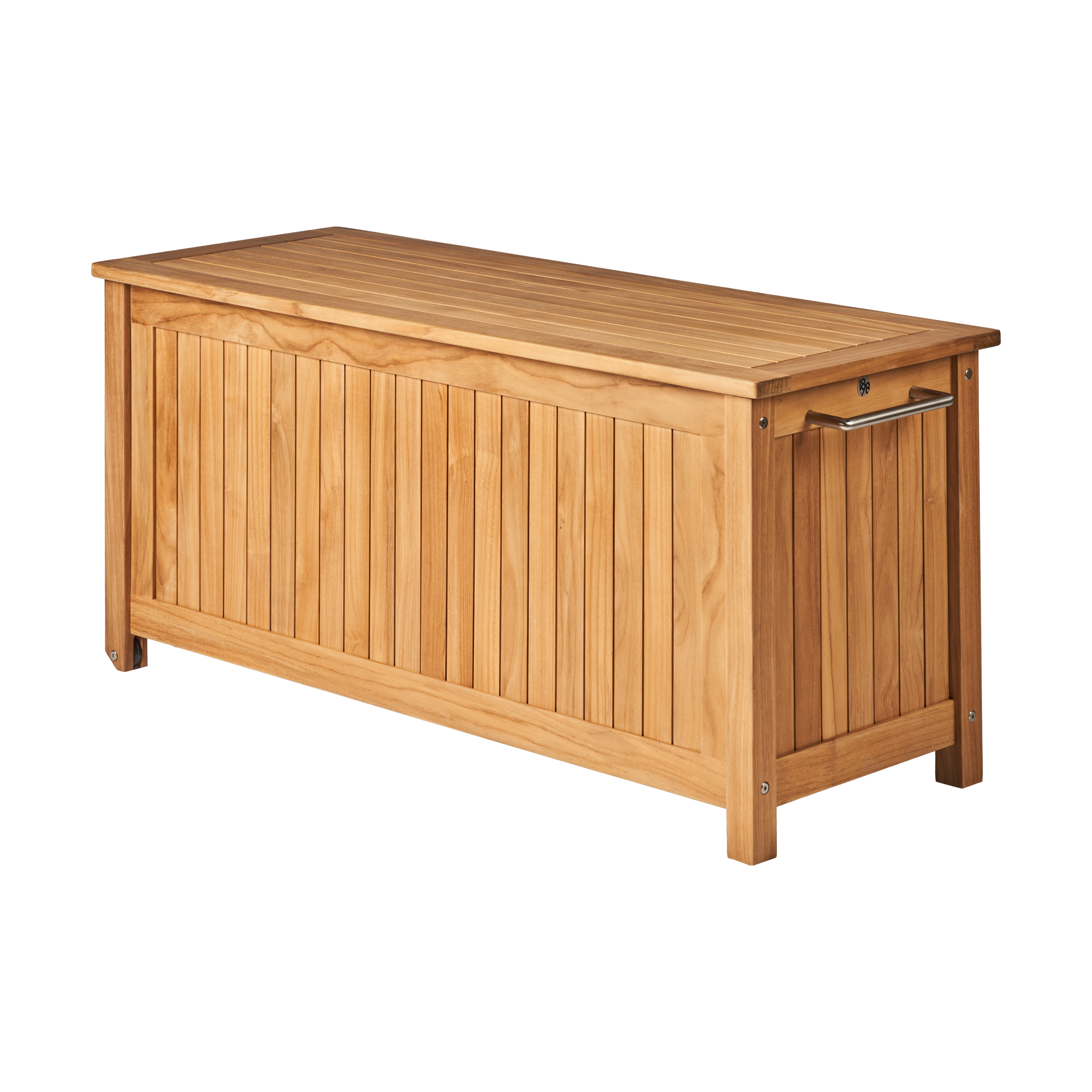Baúl con ruedas Bjärknäs S 130x50x60 cm Teak