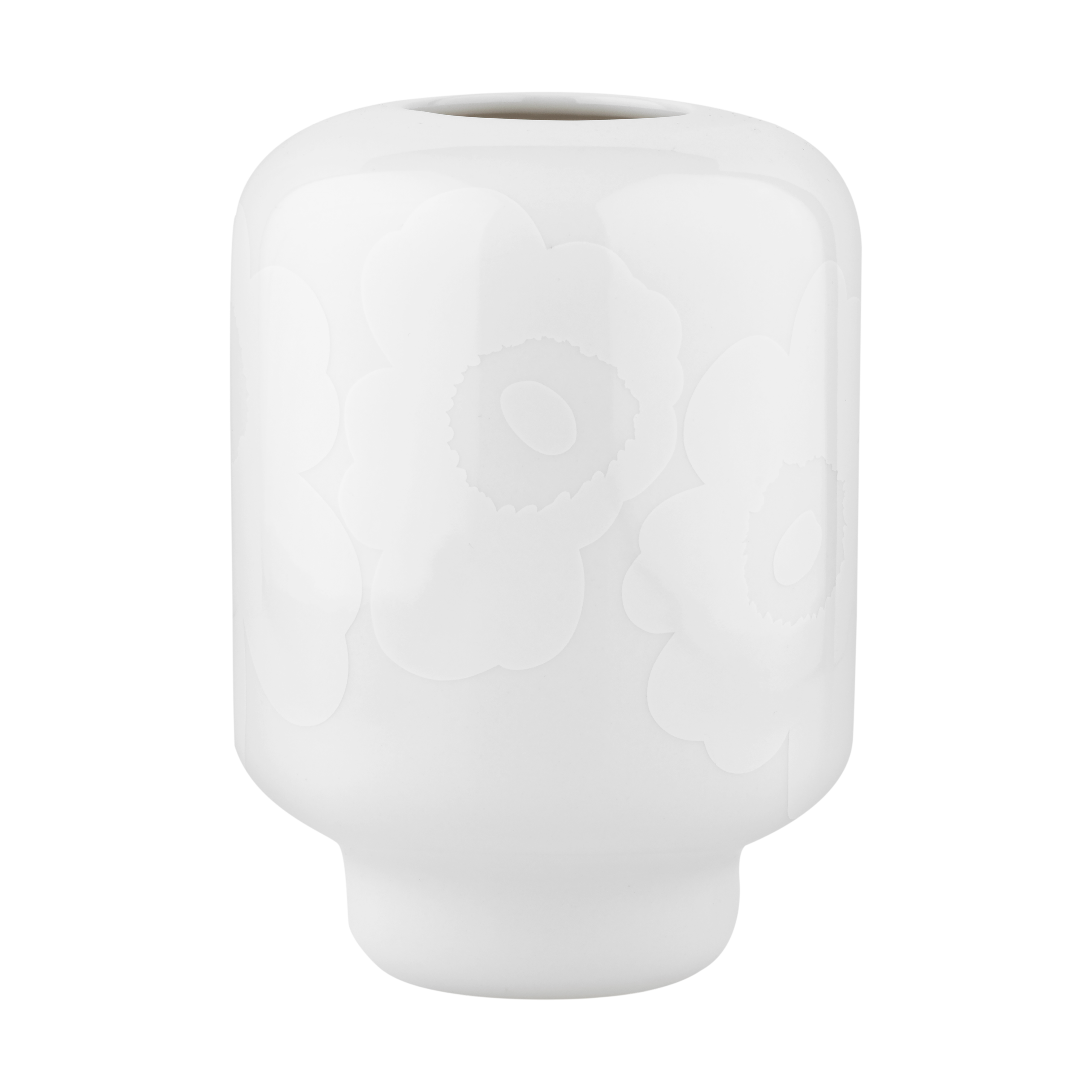 Jarrón Unikko cerámica 18 cm White