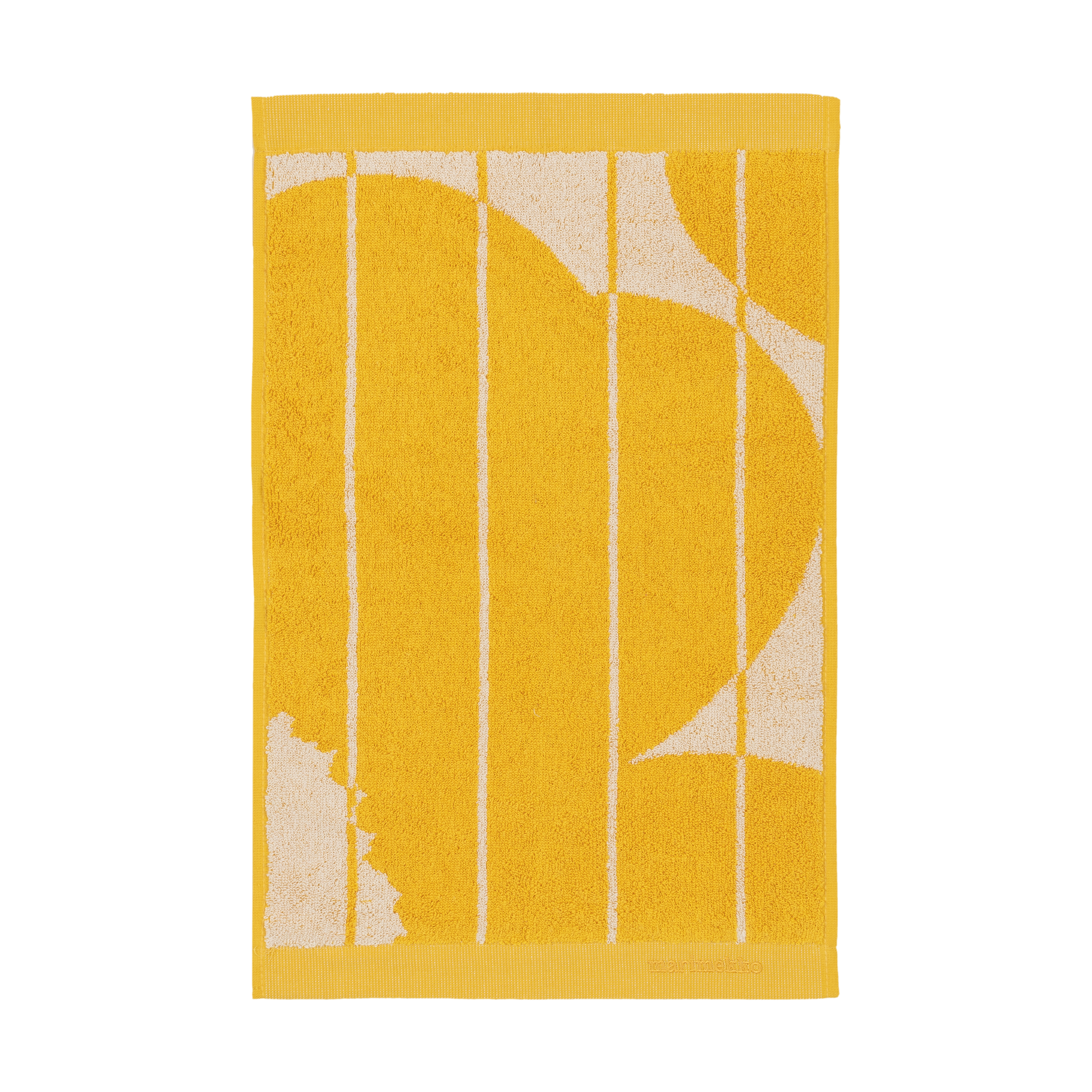 Toalla de invitados Vesi Unikko 30x50 cm Spring yellow-ecru