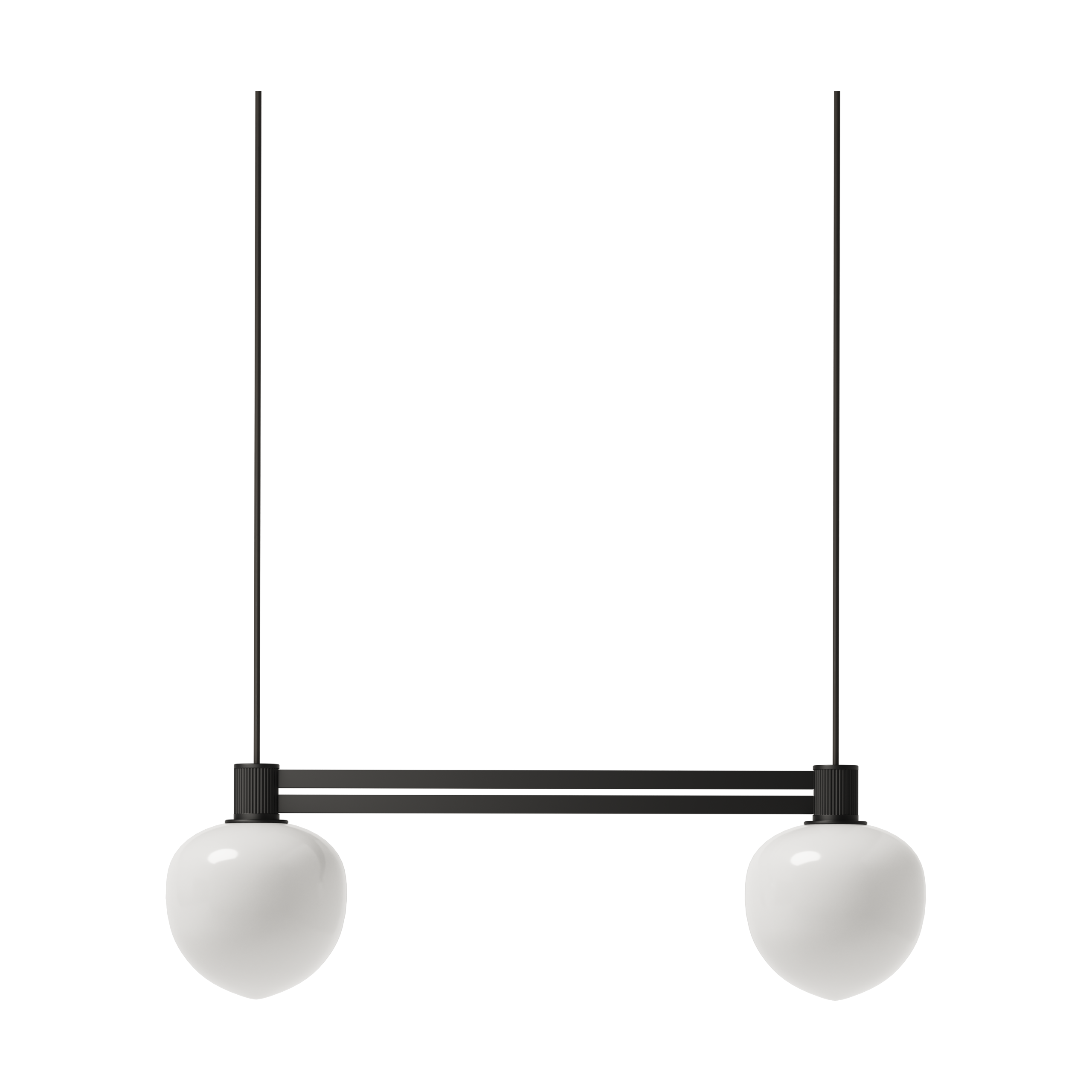 Lámpara colgante Memoir II Side By Side 120 Black