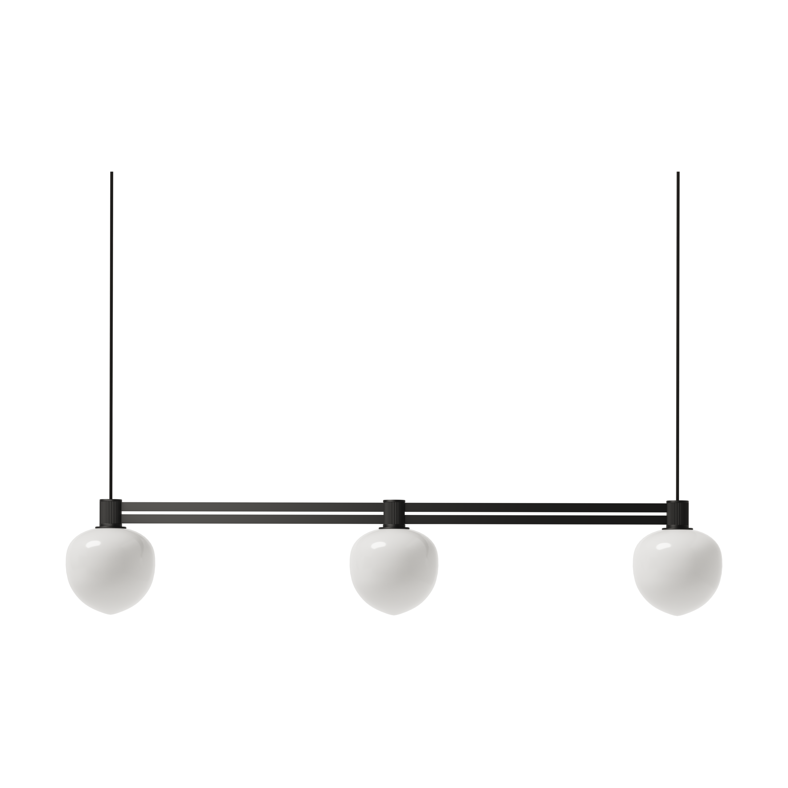 Lámpara colgante Memoir III Side By Side 120 Black