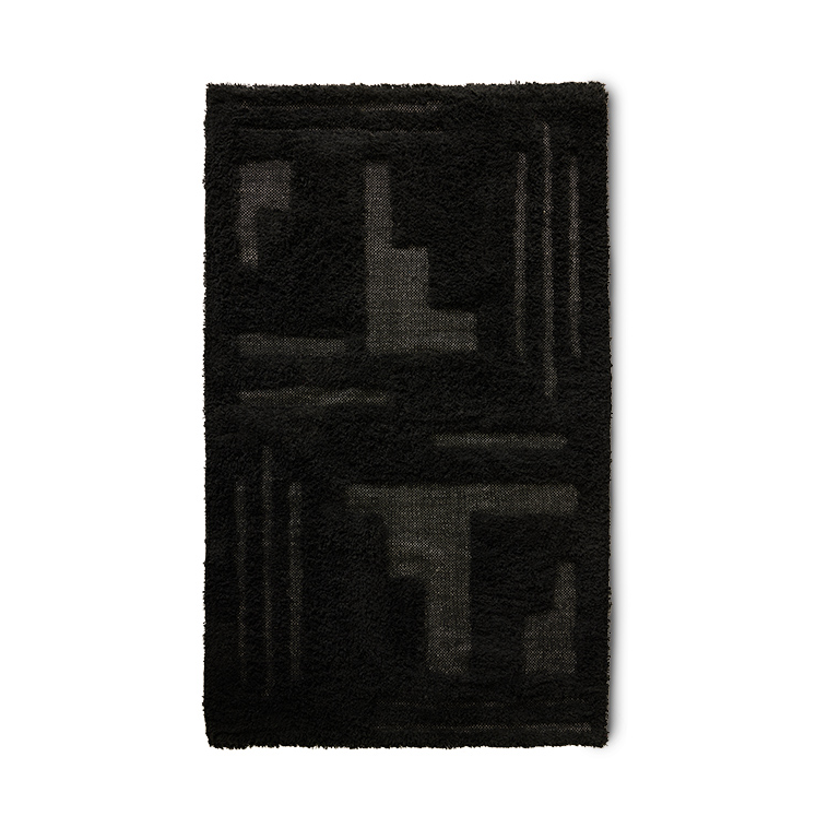 Alfombra de baño Simplicity 70x120 cm Black