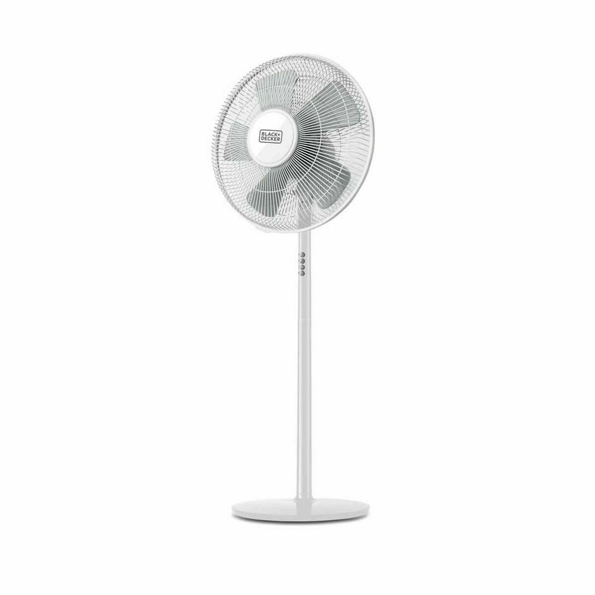 Ventilador de Pie Black & Decker ES9440020B Blanco 60 W