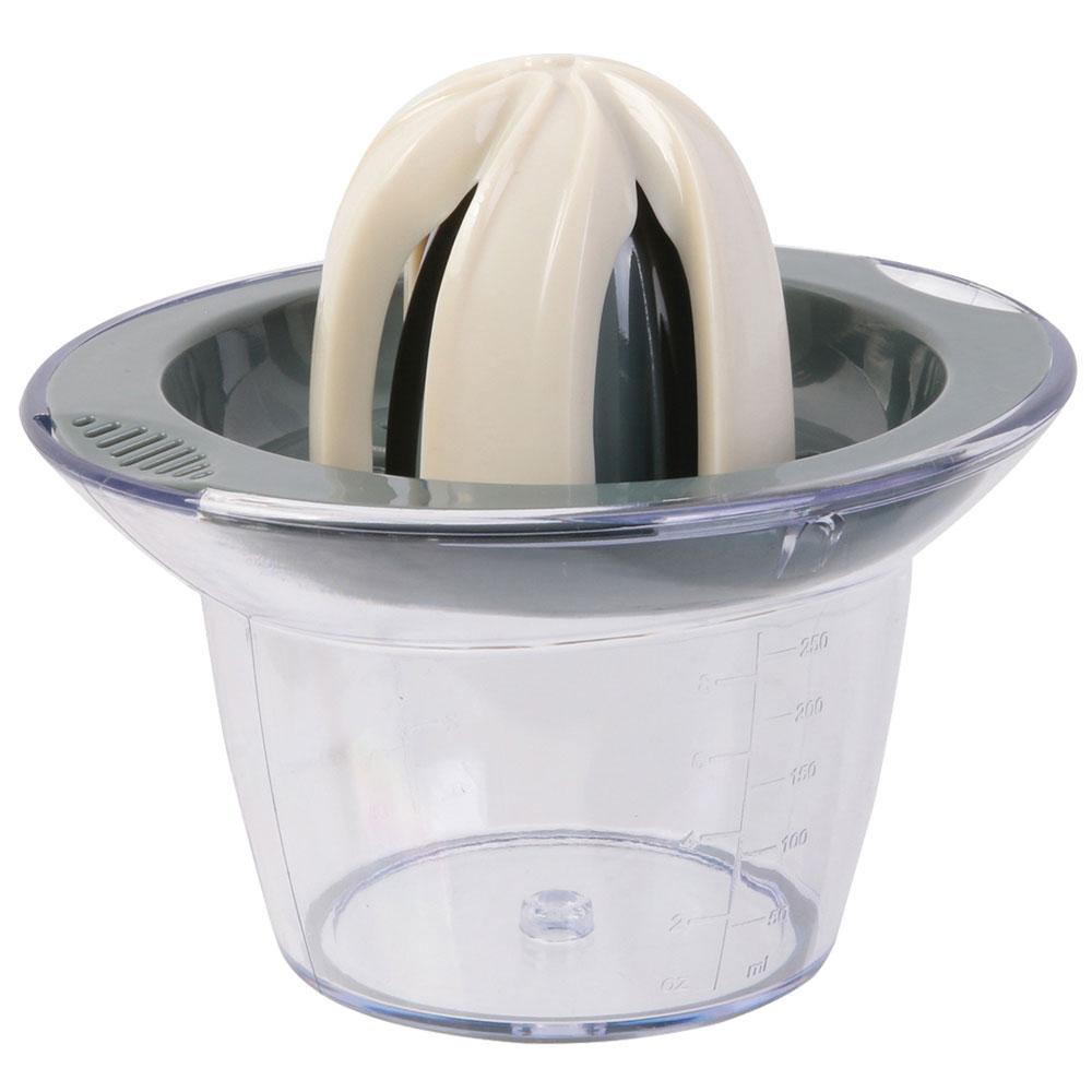 Cook Concept Exprimidor con Filtro Colador, Tanque Contenedor y Adaptador Desmontable - Blanco Roto o Burdeos