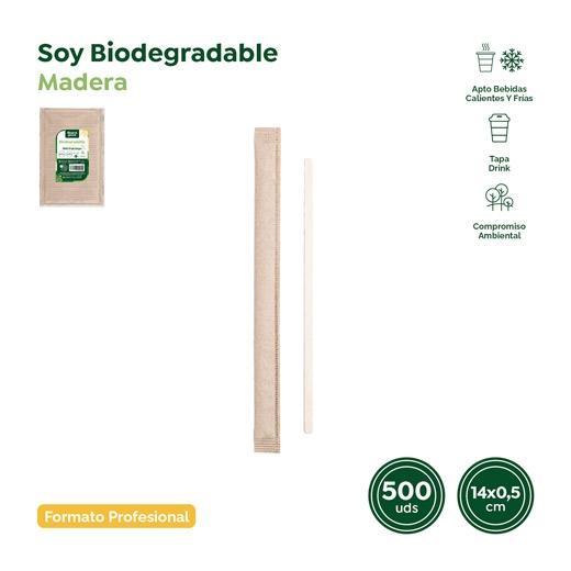 Maxi products Paletina De Madera 14x0,5 cm Pack 500 Ud