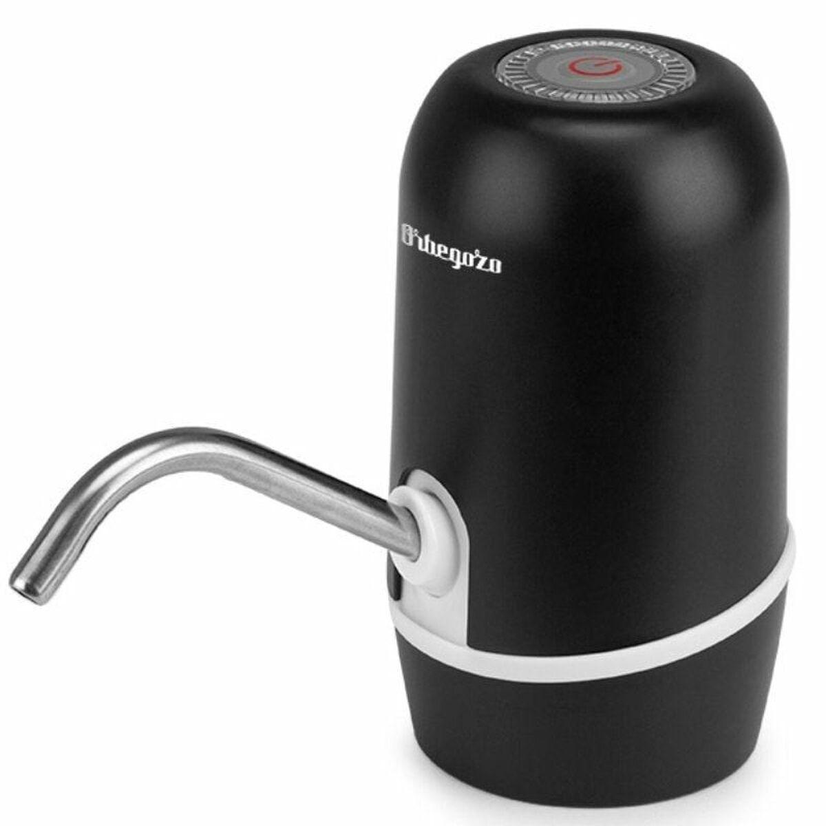 Orbegozo DA 2000 | 17922 Dispensador de Agua para Garrafas 5-12L | USB Recargable 1200mAh | Boquilla Acero Inoxidable | 4W Libre BPA