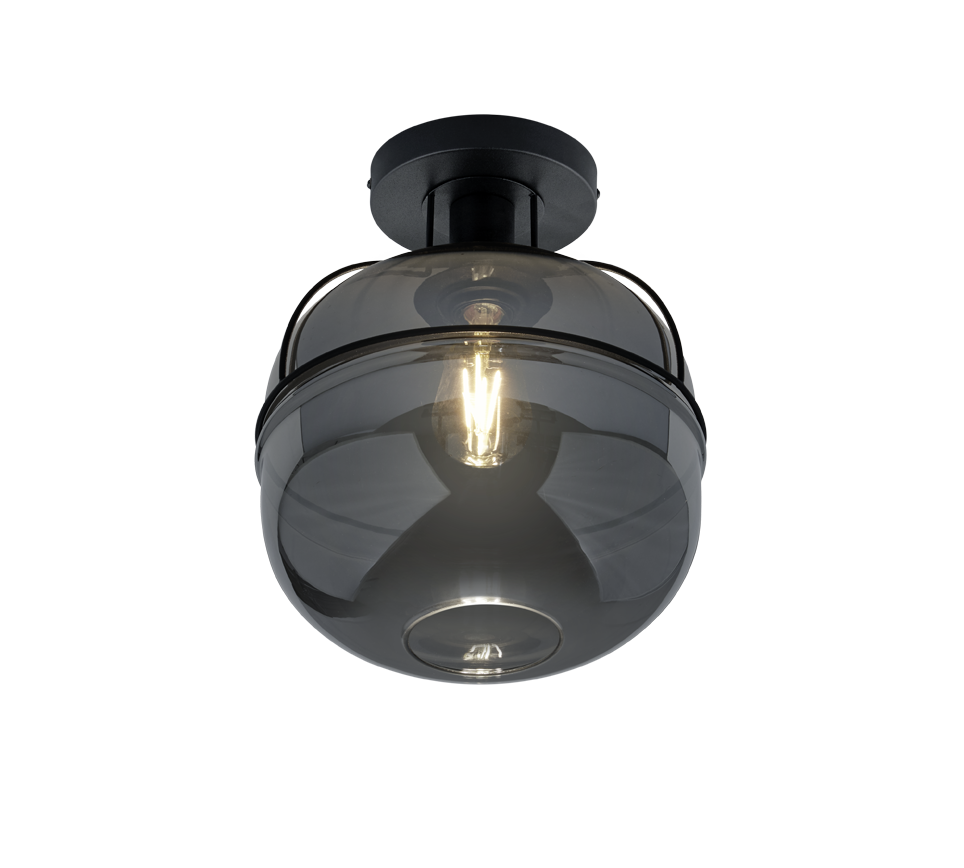 Trio Lorena plafón negro 615190132