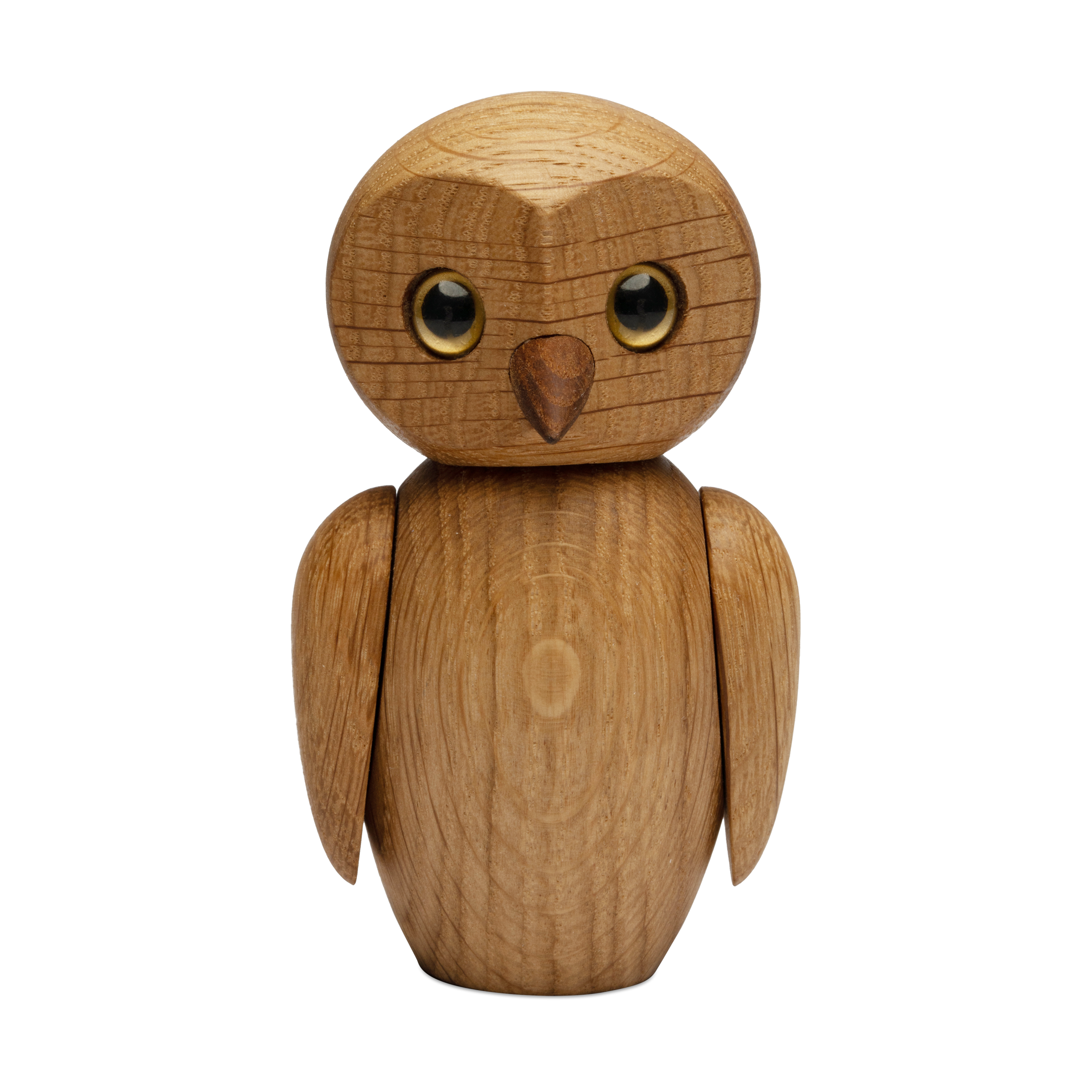 Decoración búho Clever 10 cm Roble