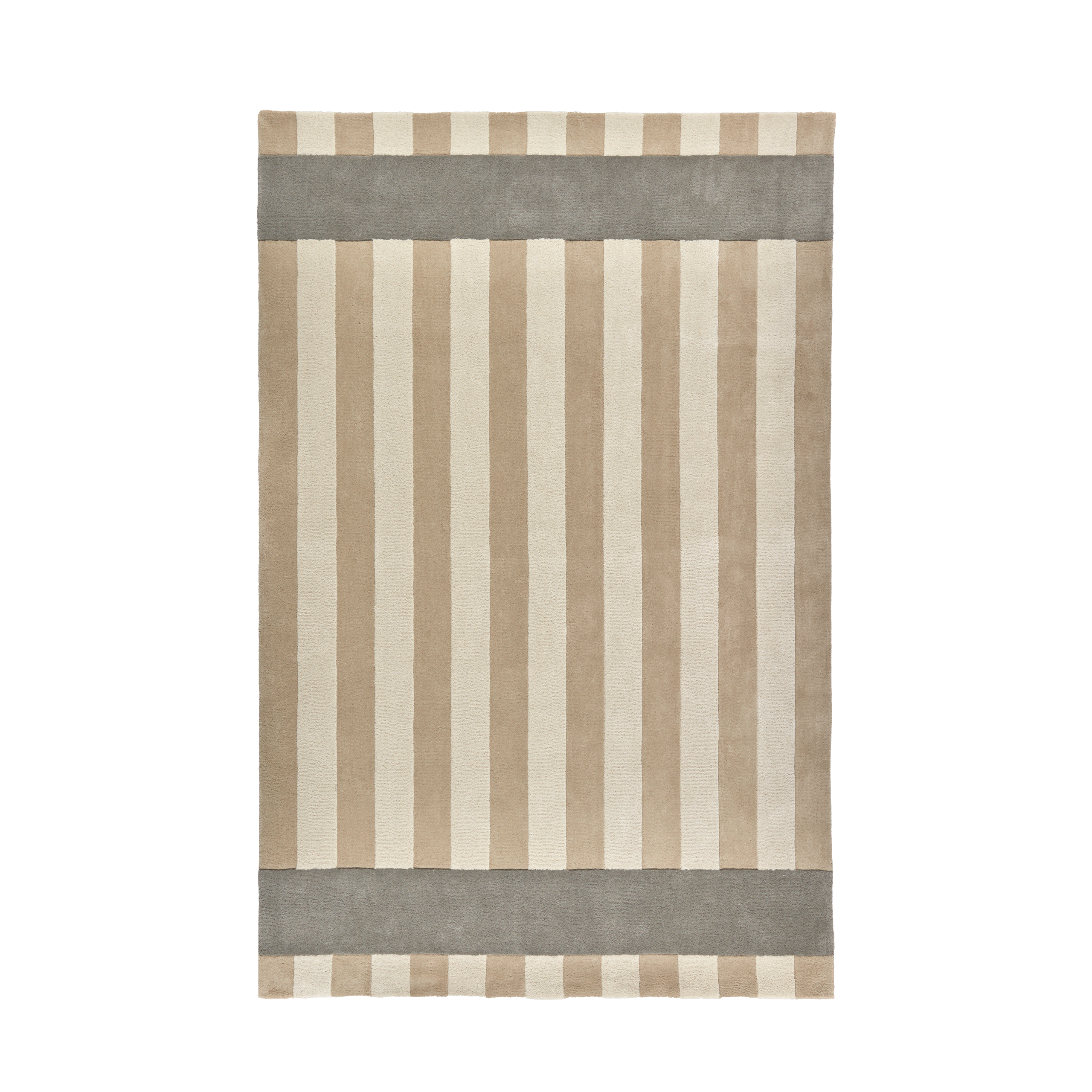 Alfombra de lana Aisles Beige, 200x300 cm