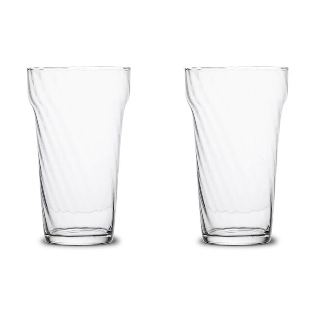 2 Vasos altos Opacity 43 cl Transparente