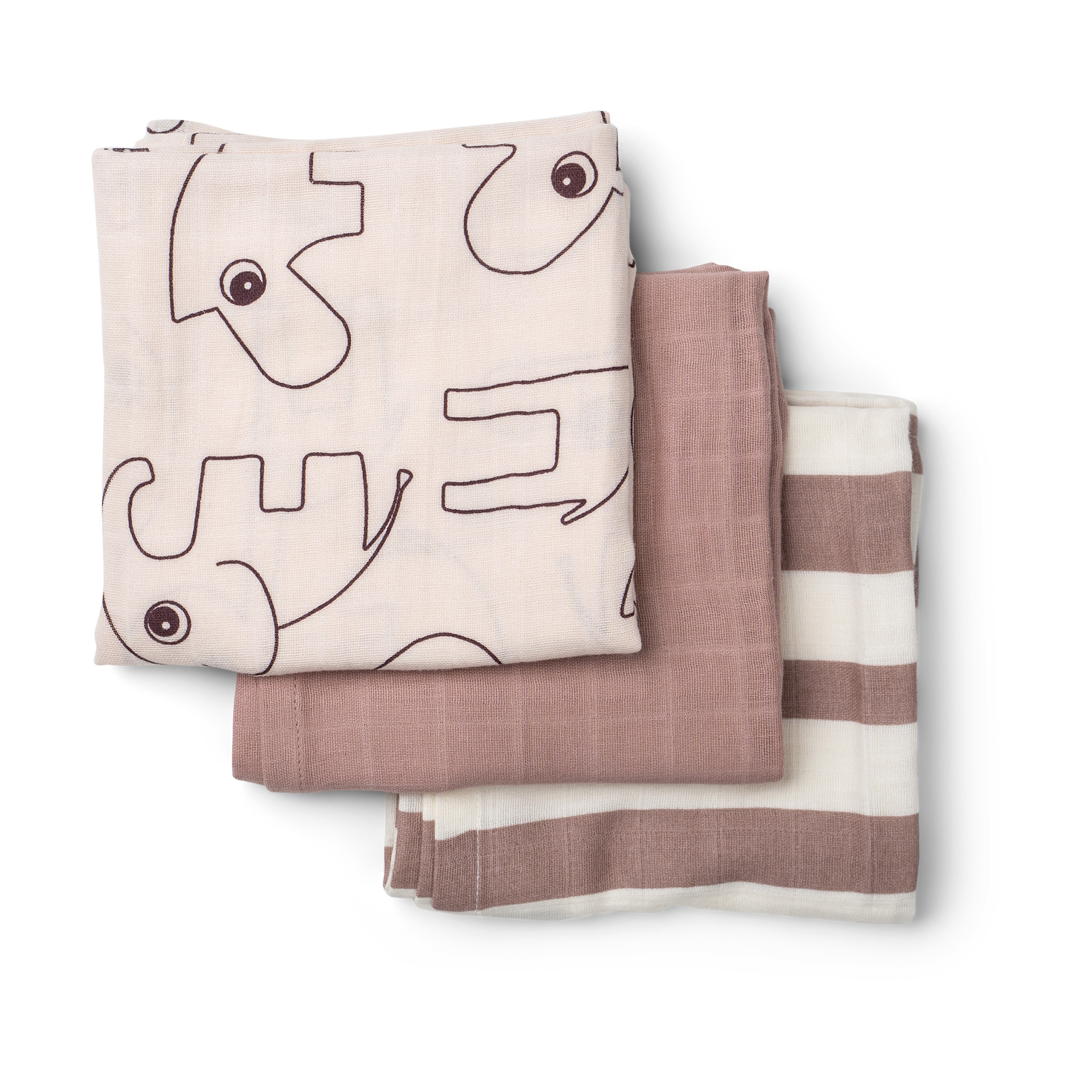 Paños Deer Friends 3-pack Powder