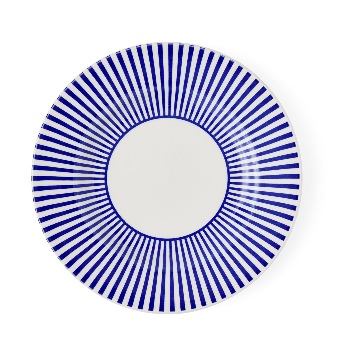 Plato para ensalada Steccato Ø22 cm Azul-blanco