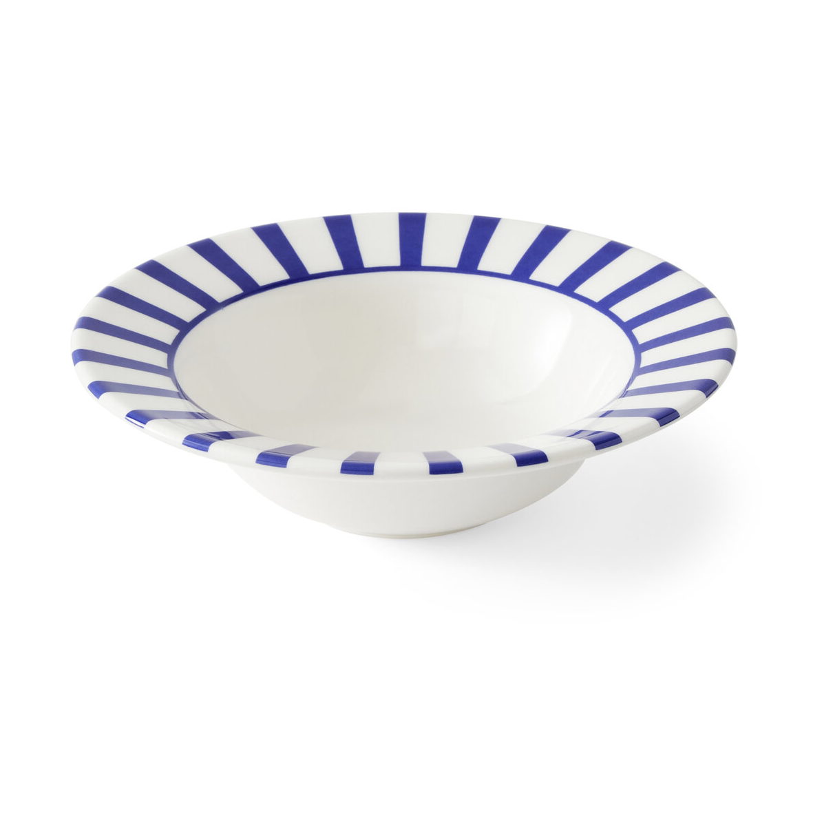 Bol de desayuno Steccato Ø19 cm Azul-blanco