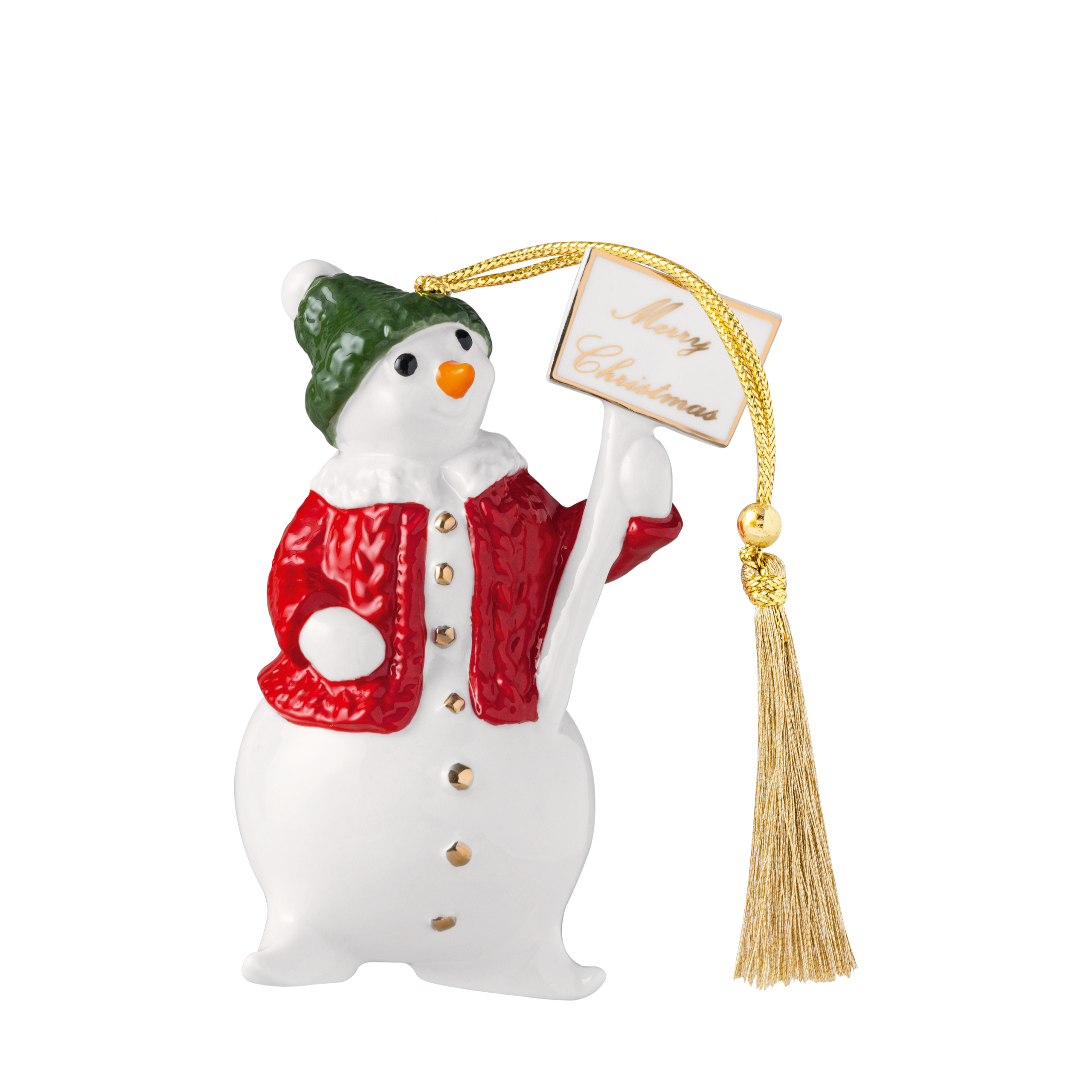 Adorno navideño, muñeco de nieve Christmas Classics  Blanco