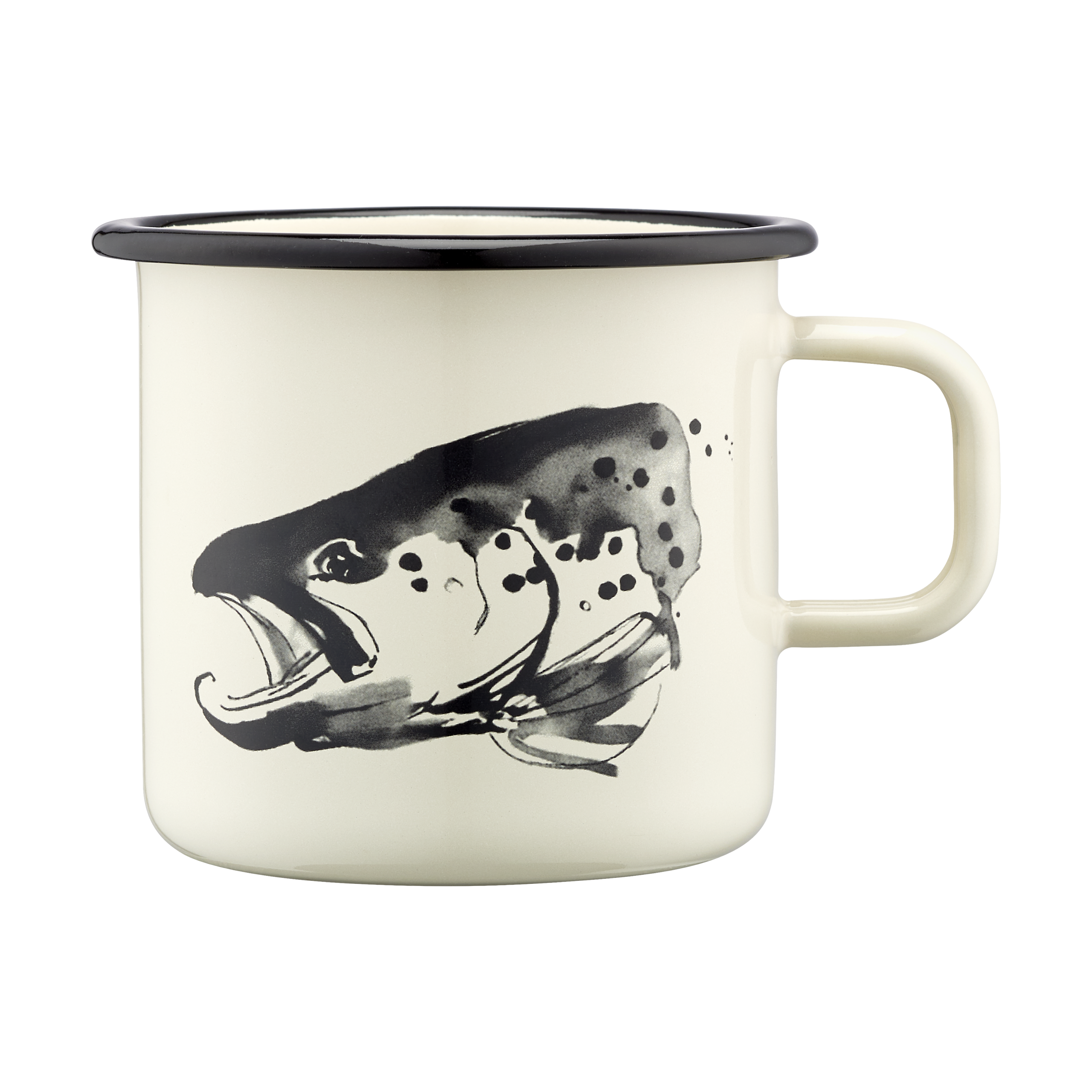 Taza esmaltada Teemu Järvi x Muurla 55 cl Lucio & trucha