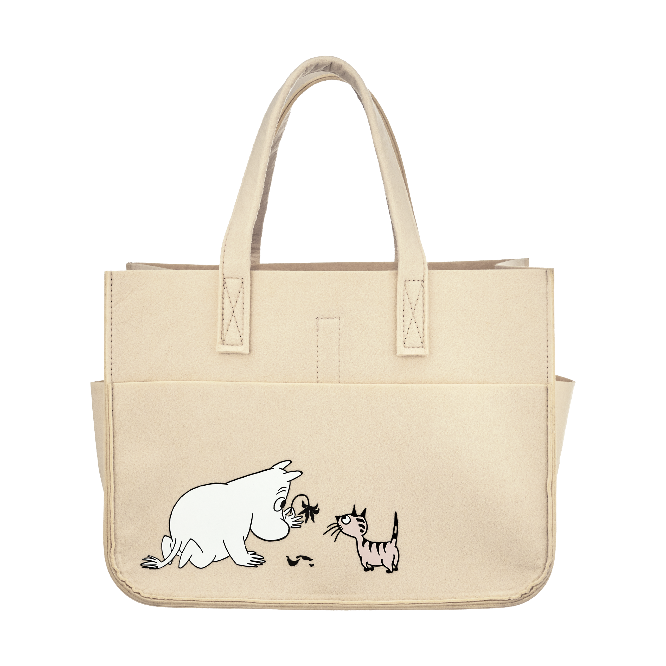 Cesta de almacenamiento Mumin pets 25x40 cm Beige