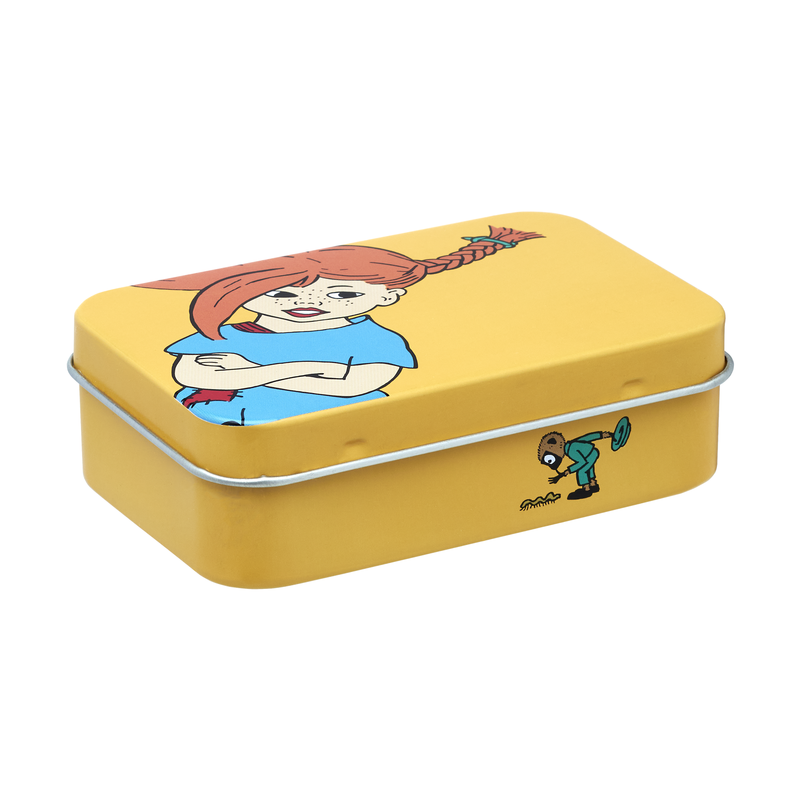 Caja de lata Pippi 10x6,5x3 cm The Strongest Girl