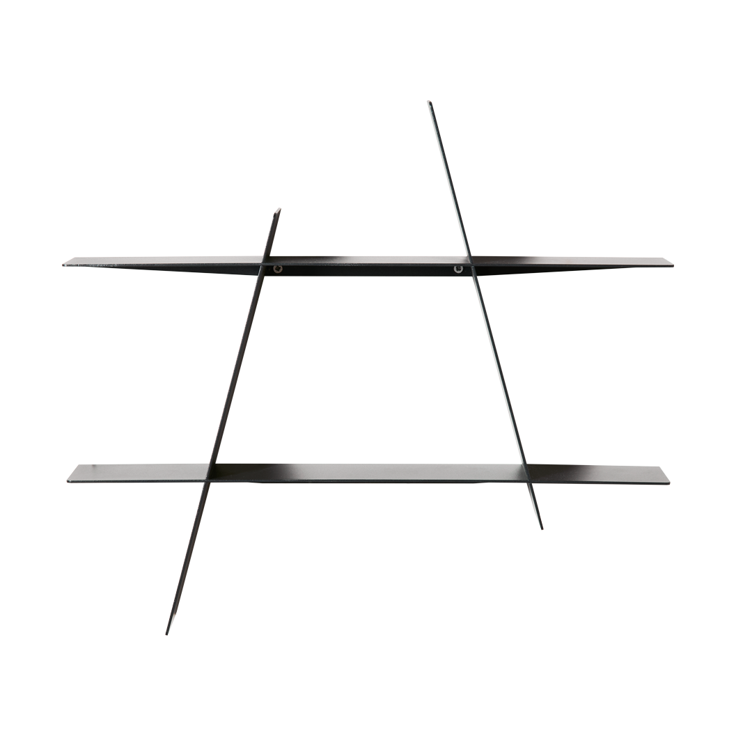 Estantería de pared A-Shelf Medium 52x9x46 cm Black