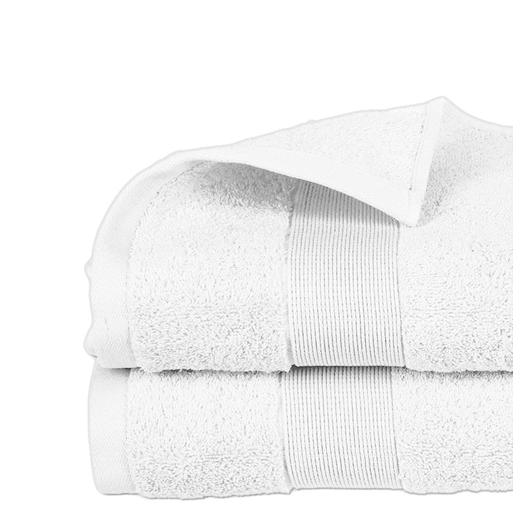 Atmosphera Toalla de rizo 100% algodón 70x130cm blanco 450g/m²