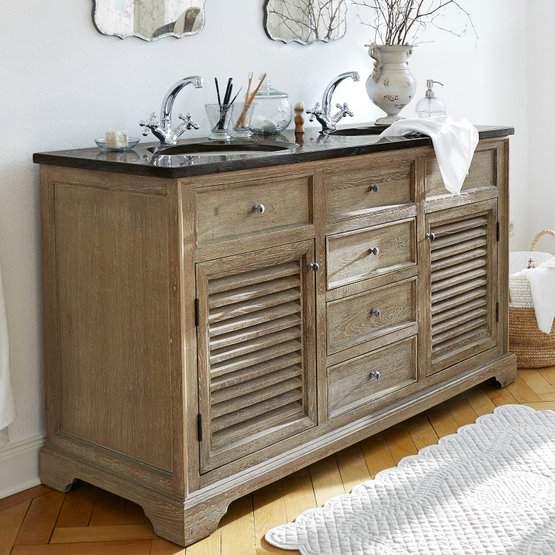 Mueble de lavabo doble Malmaison