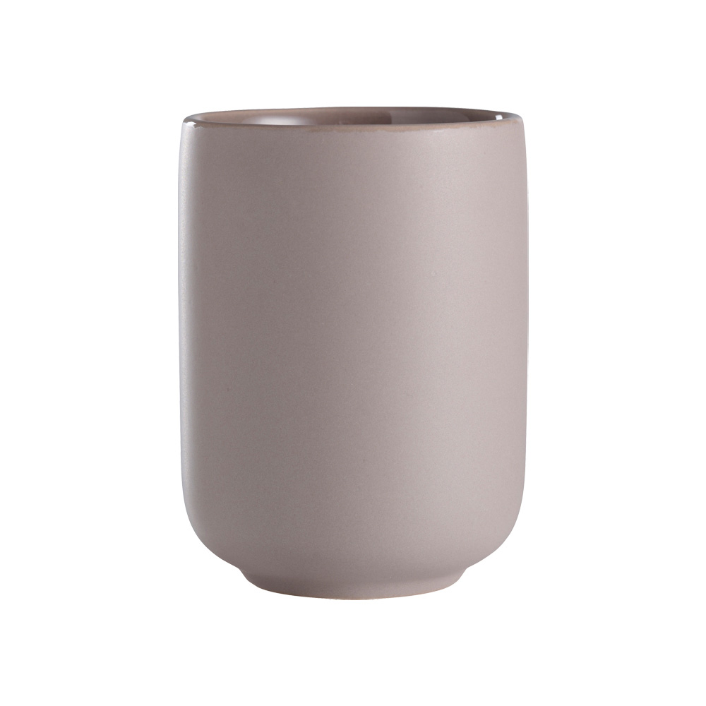 Day Vaso de cerámica - Colores surtidos (blanco, gris sílex, negro) - d.7,6 cm; h.10 cm