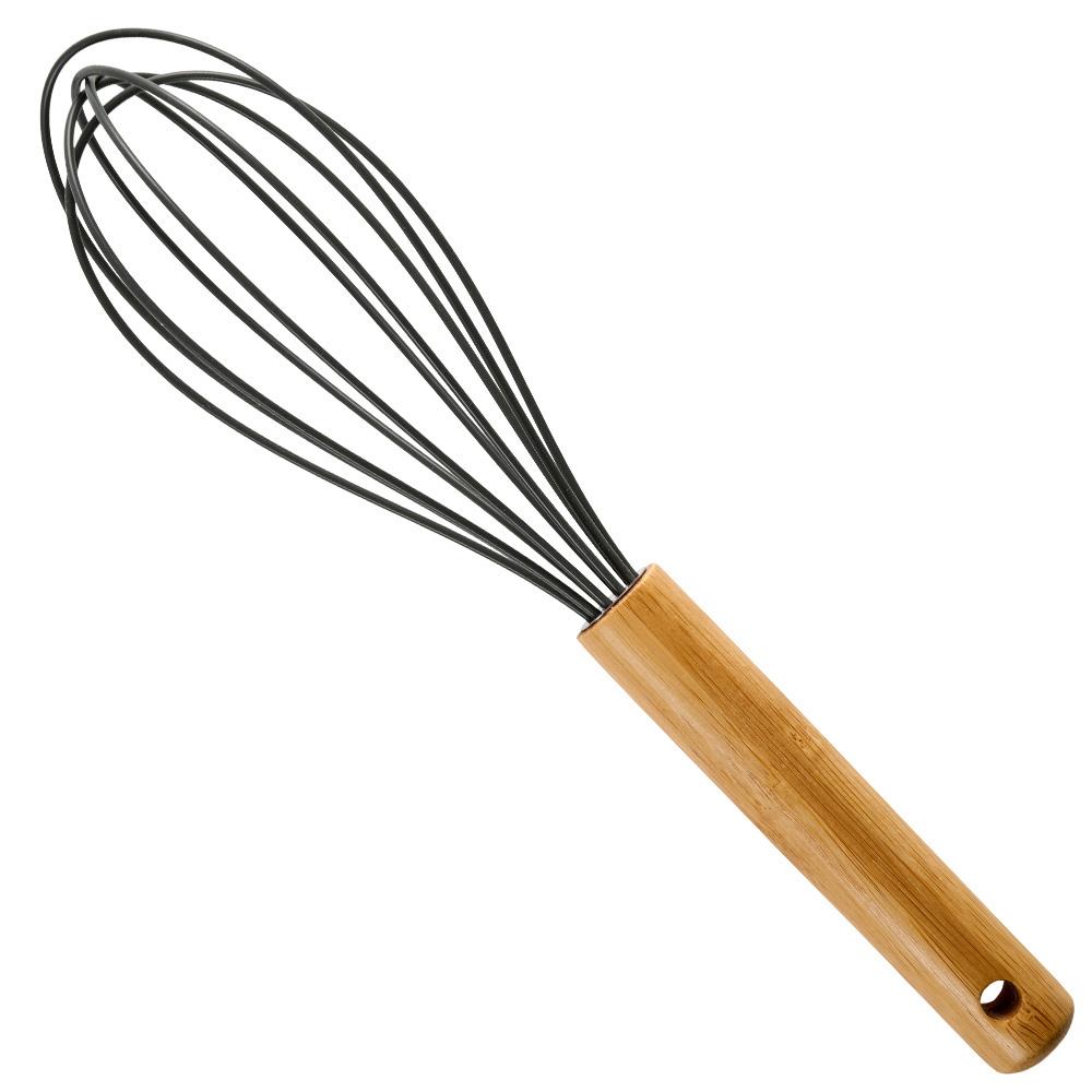 Day Batidor de silicona y bambú gris 26 cm