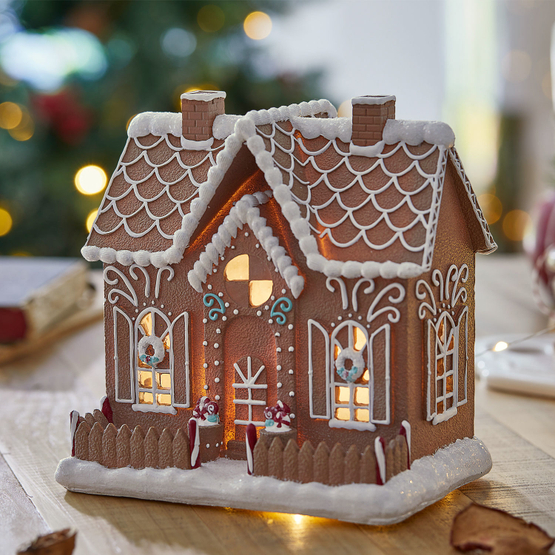 Casa decorativa con LED Listras