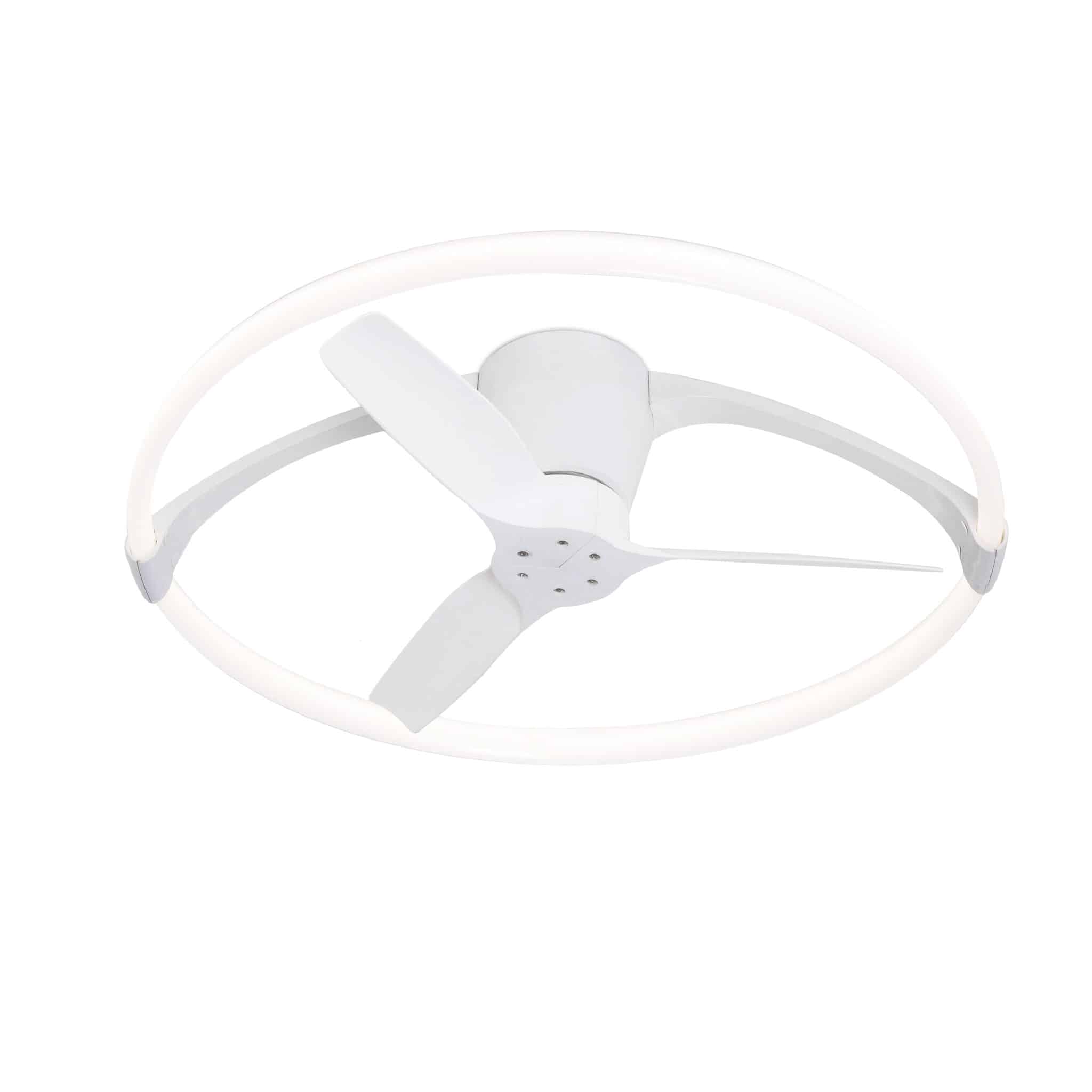 Mantra Nepal Mini Ventilador Plafón LED blanco 7801